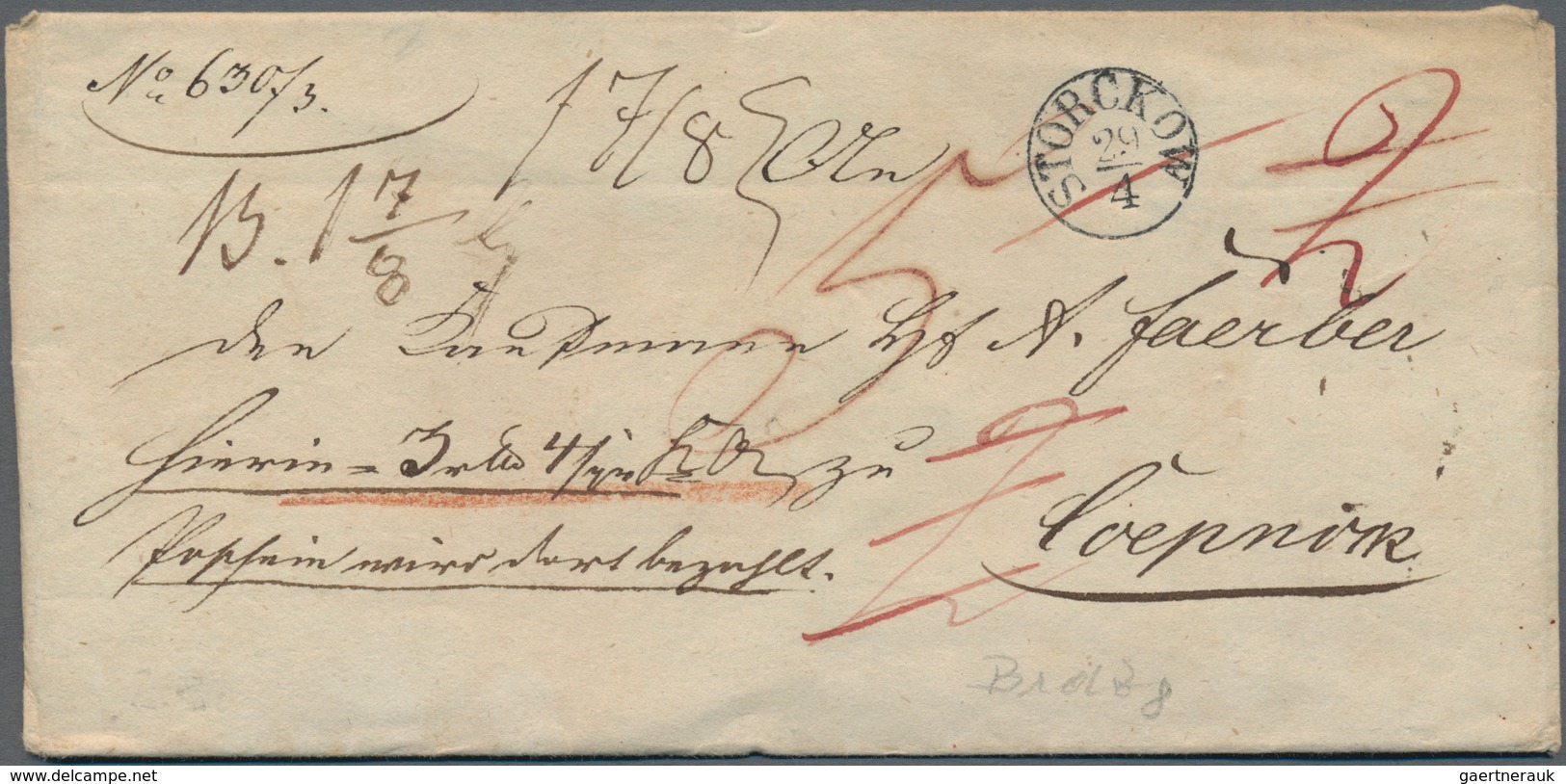 Altdeutschland - Vorphila: 1714 ab, reichhaltiger Posten mit ca.120 Belegen, dabei Einschreiben, Wer