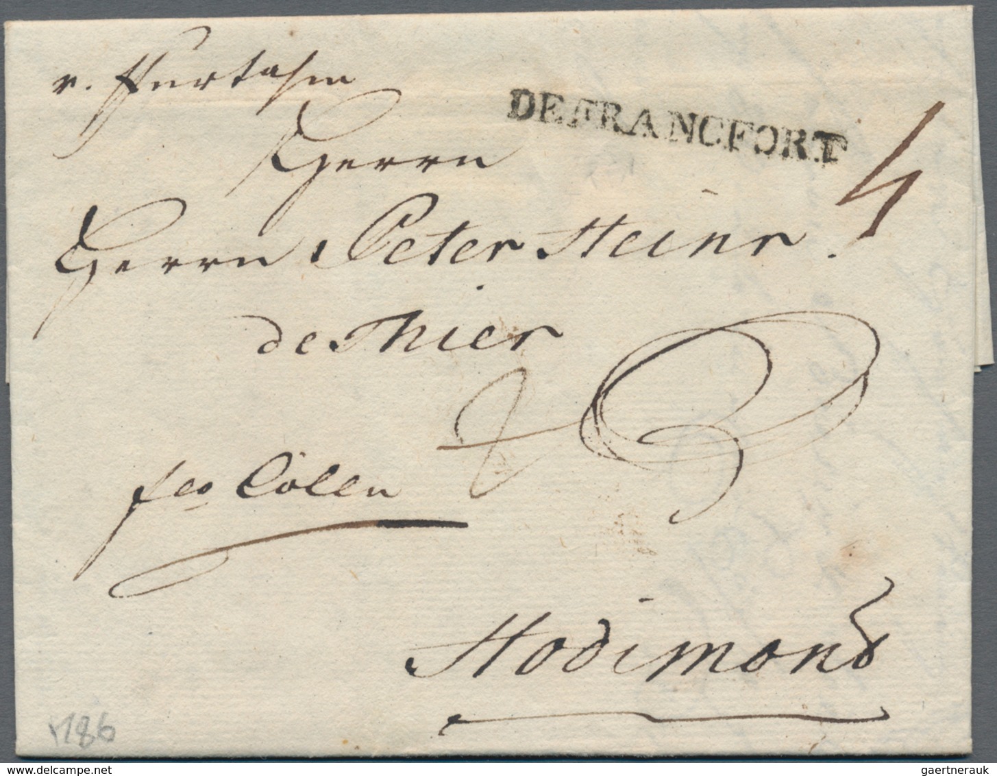 Altdeutschland - Vorphila: 1760/1869 Ca., Interessantes Konvolut Mit Ca.30 Belegen, Dabei Thurn&Taxi - Precursores