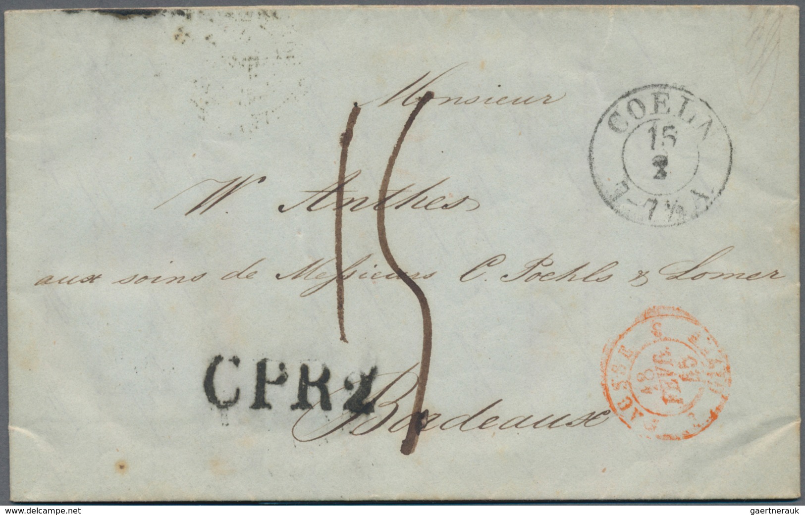 Altdeutschland - Vorphila: 1777/1897, Partie Von Ca. 40 Markenlosen Belegen (Vorphila, Dienst, Posts - Precursores