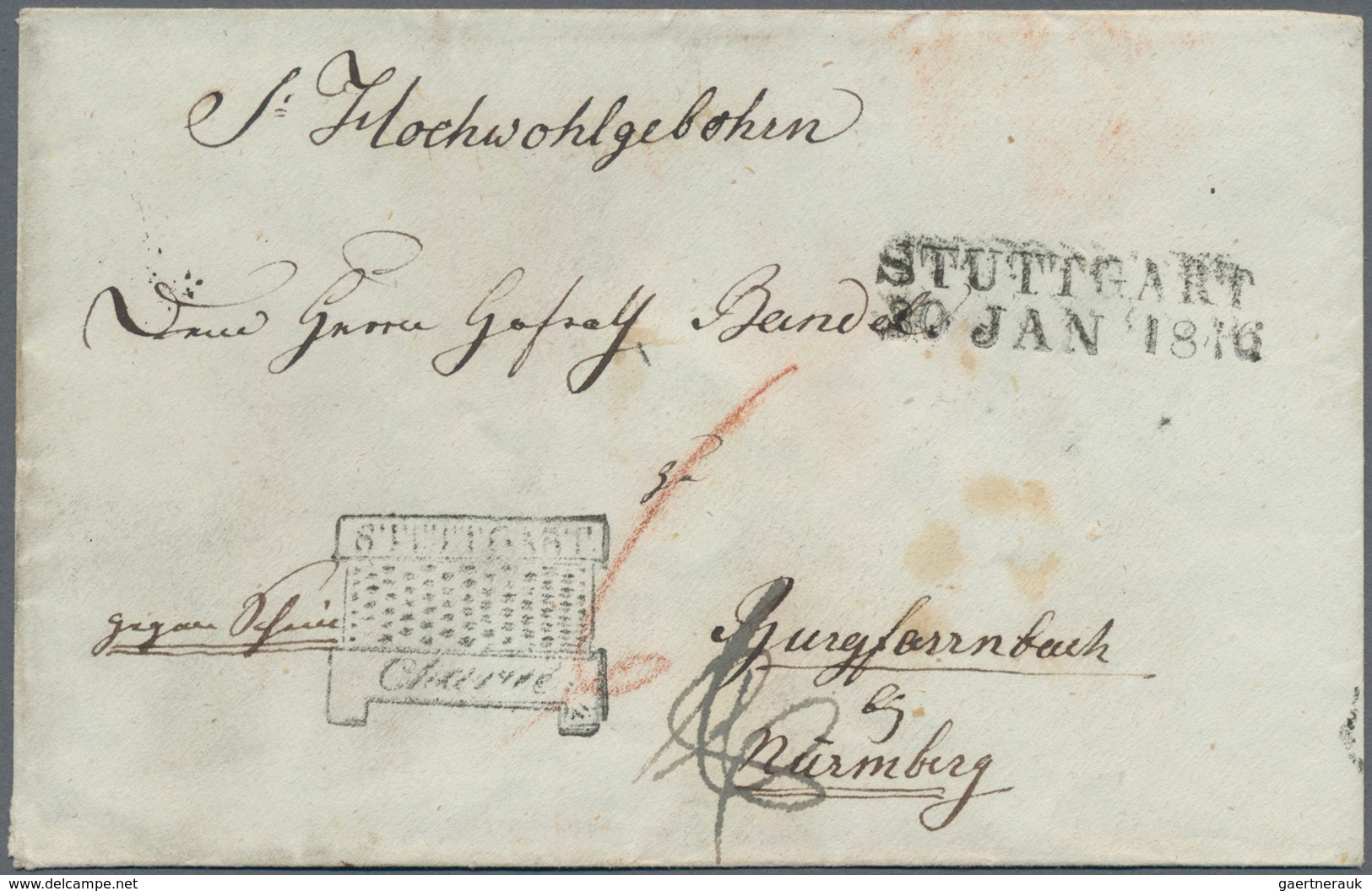 Altdeutschland - Vorphila: 1790 Ab Ca., SÜDDEUTSCHLAND, Gehaltvoller Sammlungsbestand Mit Ca.80 Bele - Precursores