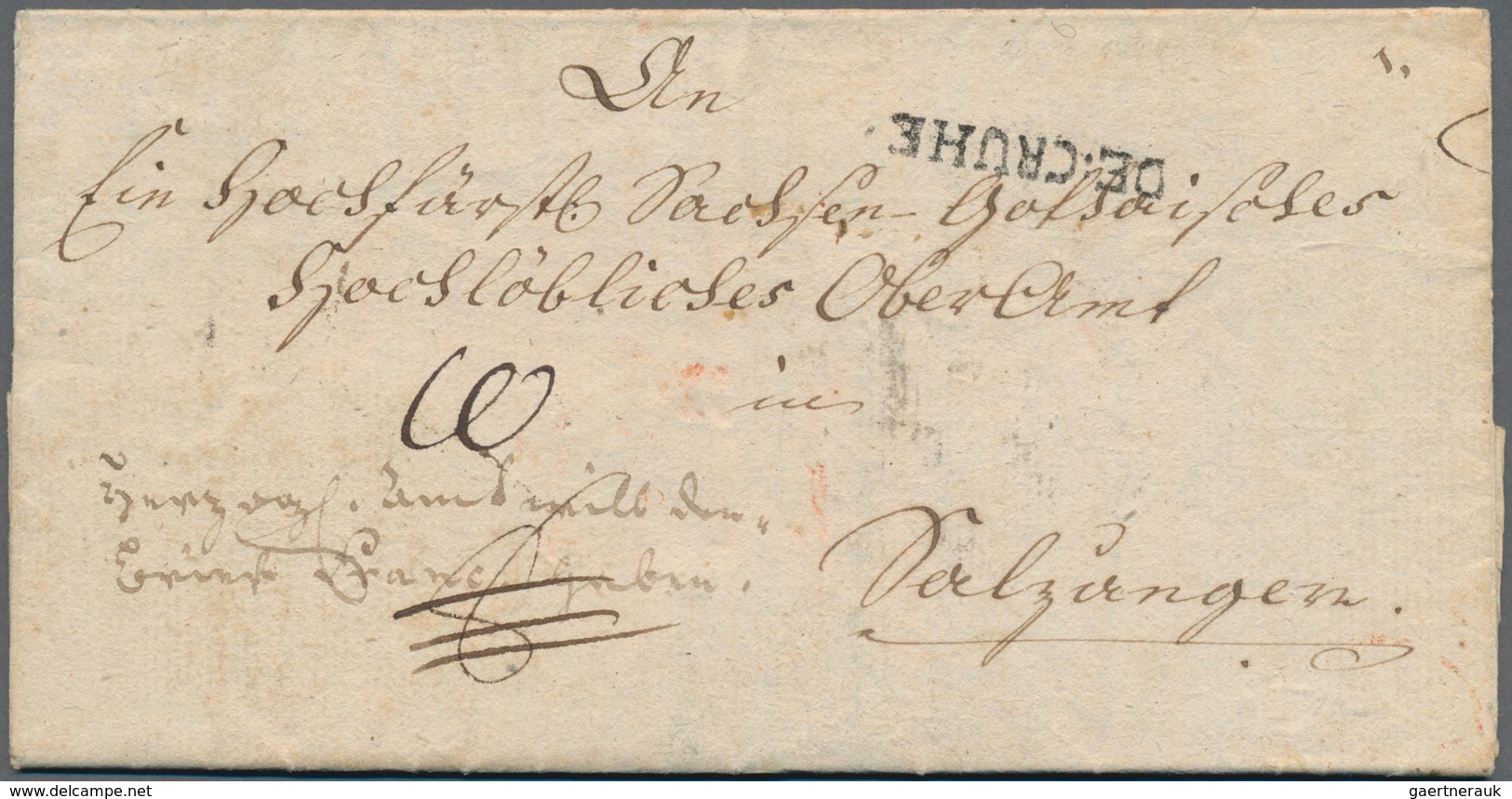 Altdeutschland - Vorphila: 1790 Ab Ca., SÜDDEUTSCHLAND, Gehaltvoller Sammlungsbestand Mit Ca.80 Bele - [Voorlopers