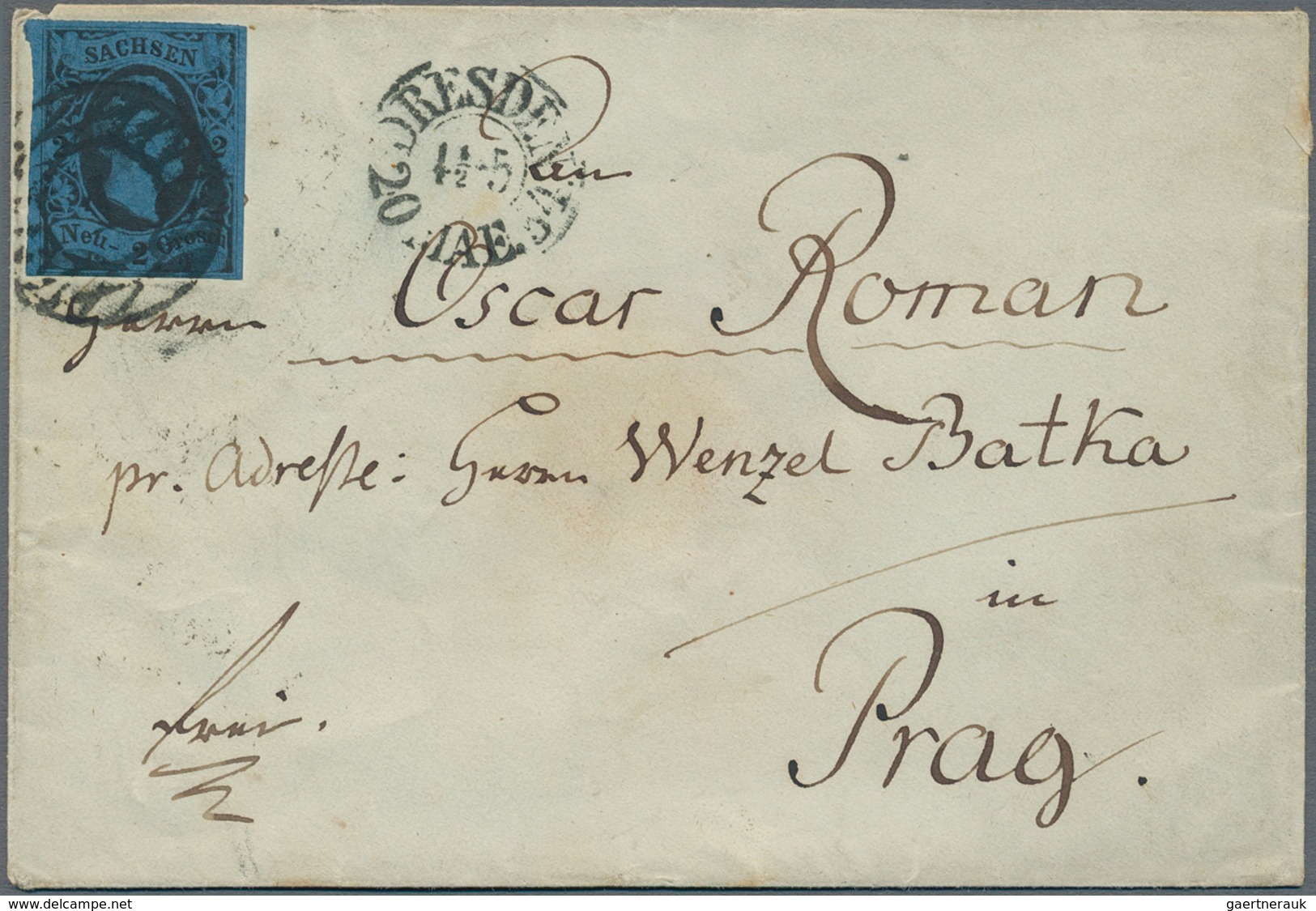 Altdeutschland: 1851/1871, Posten Mit Ca.50 Belegen, Dabei Preussen Mit Frankaturen Ab Der 1.Ausgabe - Verzamelingen