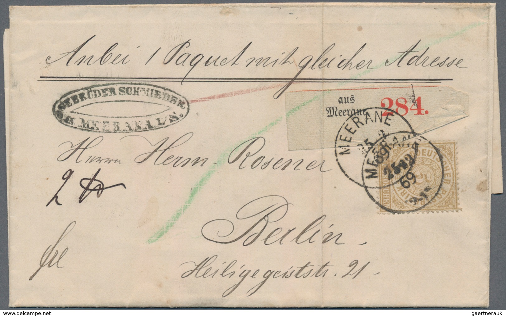 Altdeutschland: 1851/1871, Posten Mit Ca.55 Belegen, Dabei Baden Mit Postablagestempeln, Preussen Mi - Verzamelingen