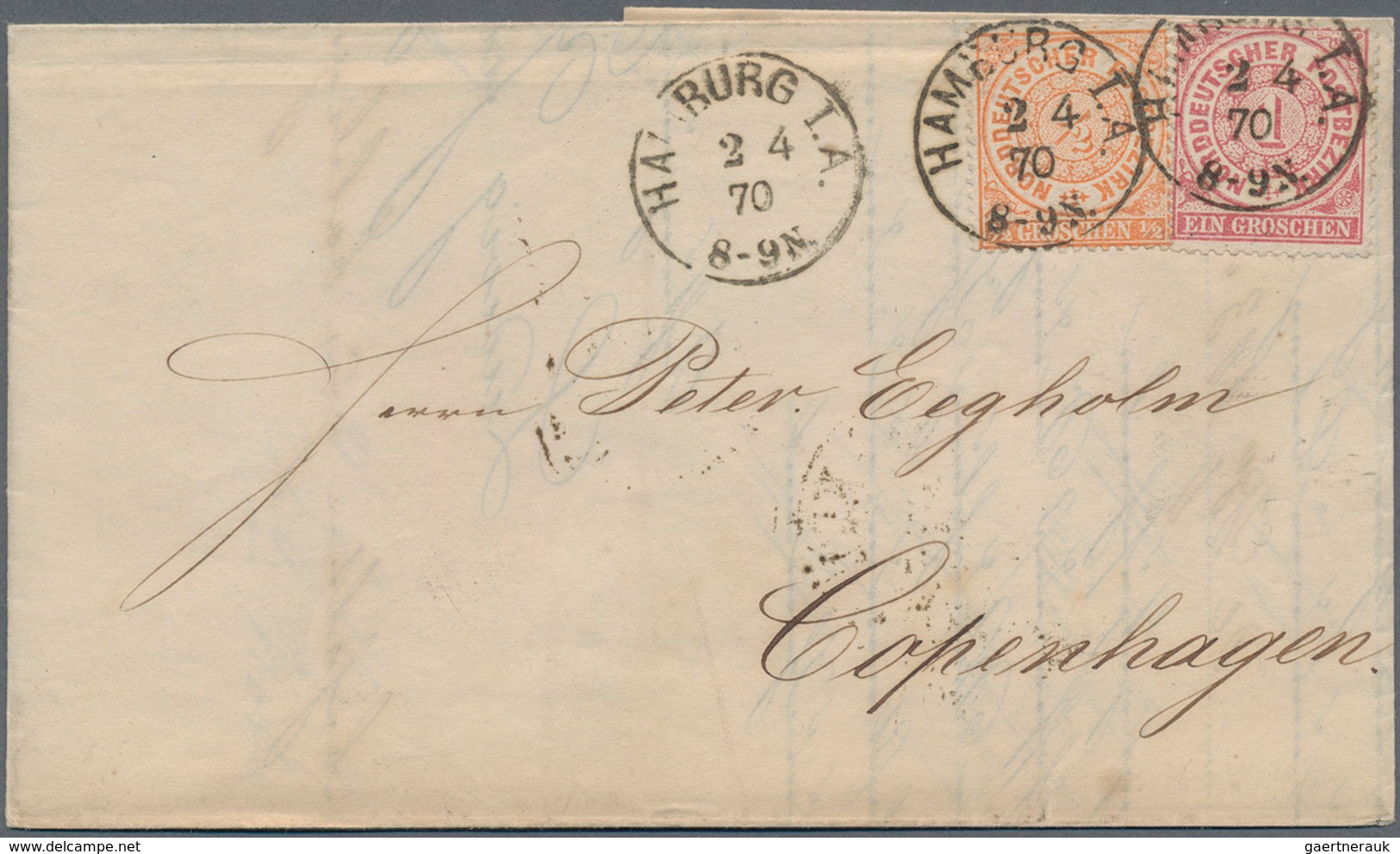 Altdeutschland: 1851/1871, Posten Mit Ca.55 Belegen, Dabei Baden Mit Postablagestempeln, Preussen Mi - Colecciones