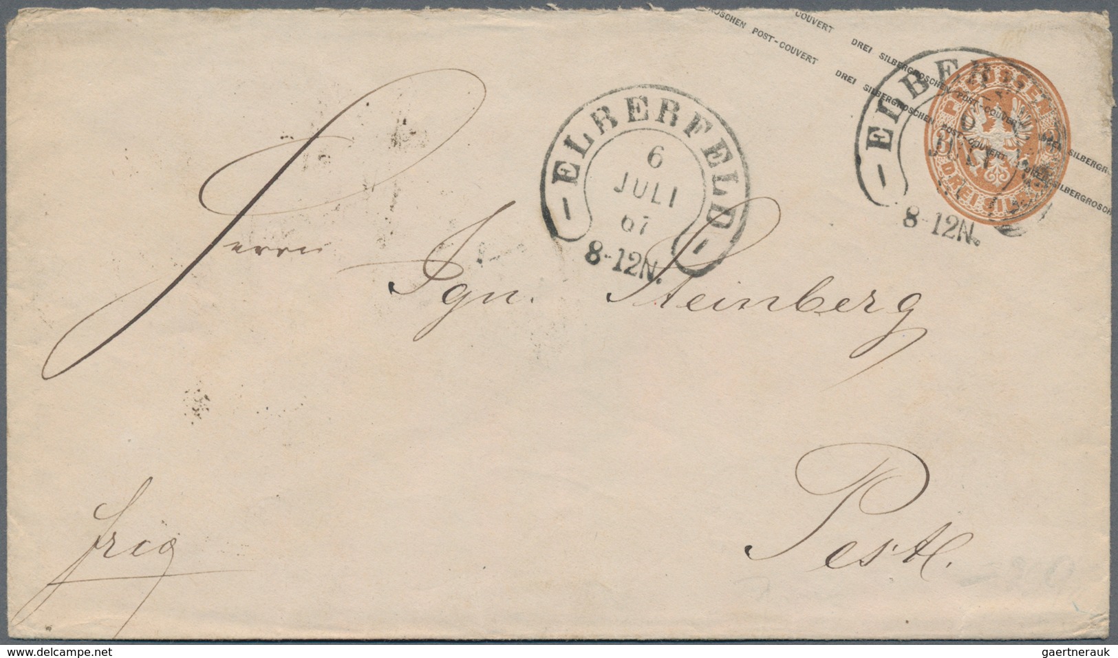 Altdeutschland: 1851/1871, Posten Mit Ca.55 Belegen, Dabei Baden Mit Postablagestempeln, Preussen Mi - Verzamelingen