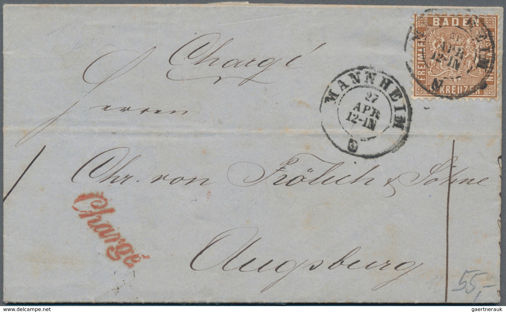 Baden - Marken und Briefe: ab ca. 1900, herrlicher Posten von rund 100 frankierten Belegen, dabei ei