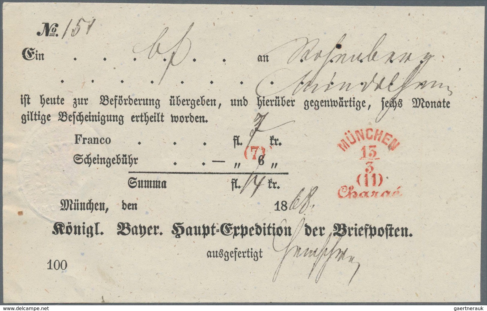 Bayern - Marken und Briefe: 1595/1920, liebevoll gestaltete Sammlung im 12 Klemmbindern und einem Du