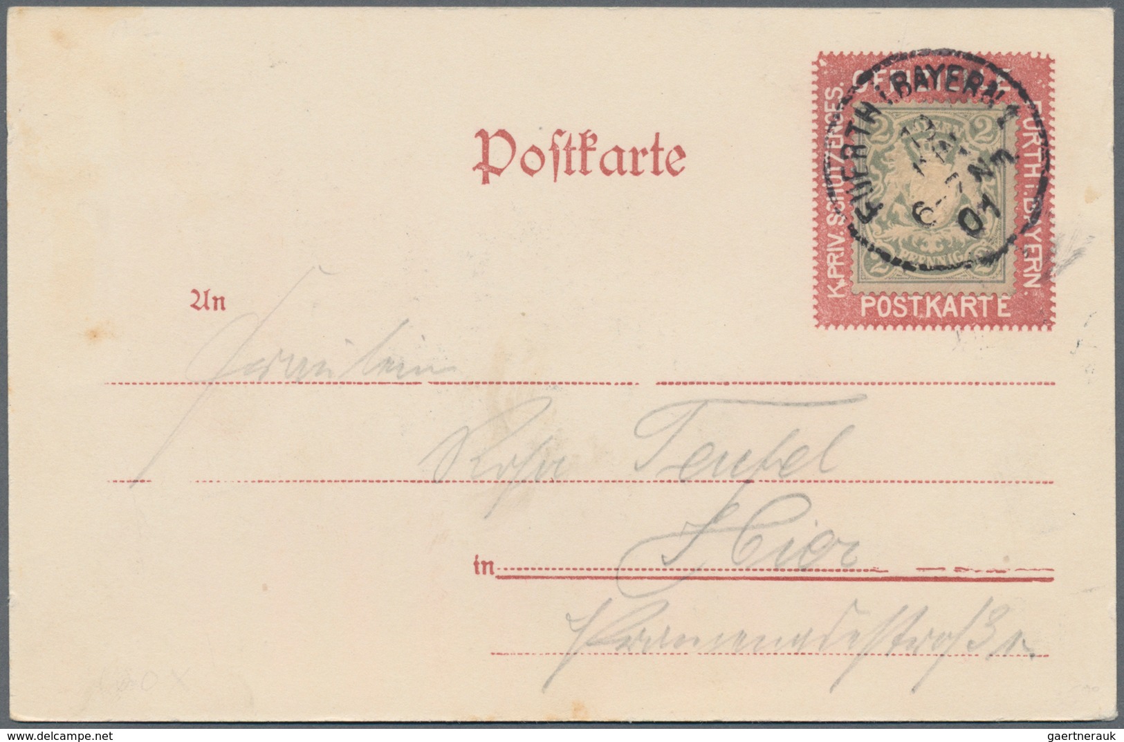 Bayern - Marken und Briefe: 1852/1920, Konvolut von 37 Belegen mit Verwendungen im ORTSVERKEHR, dabe