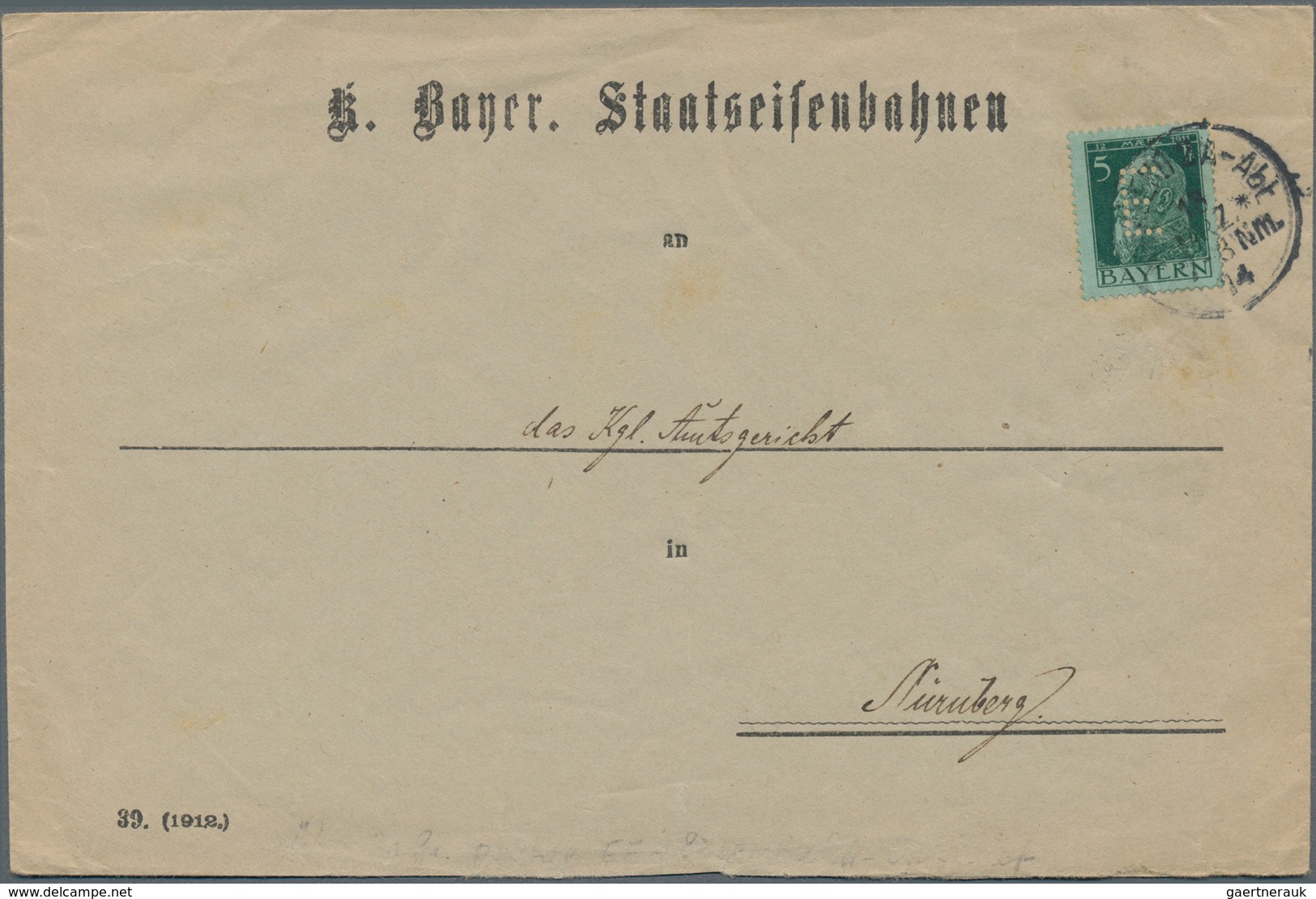 Bayern - Marken und Briefe: 1870/1920 (ca.), vielseitige Partie von fast 150 Briefen und Karten, dab