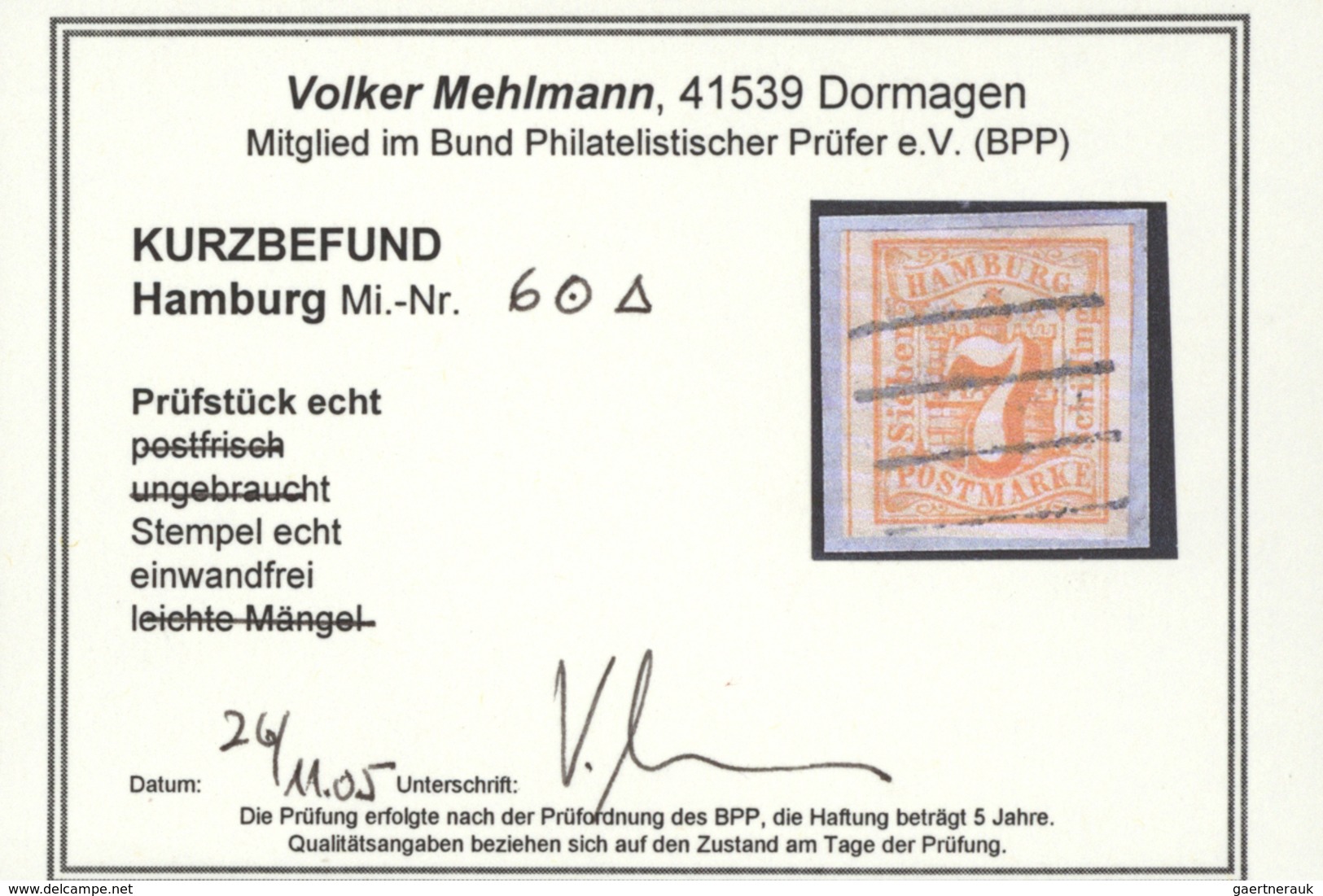 Hamburg - Marken Und Briefe: 1859-1867, überkomplette Qualitätssammlung Mit Insgesamt 28 Marken, Led - Hamburg