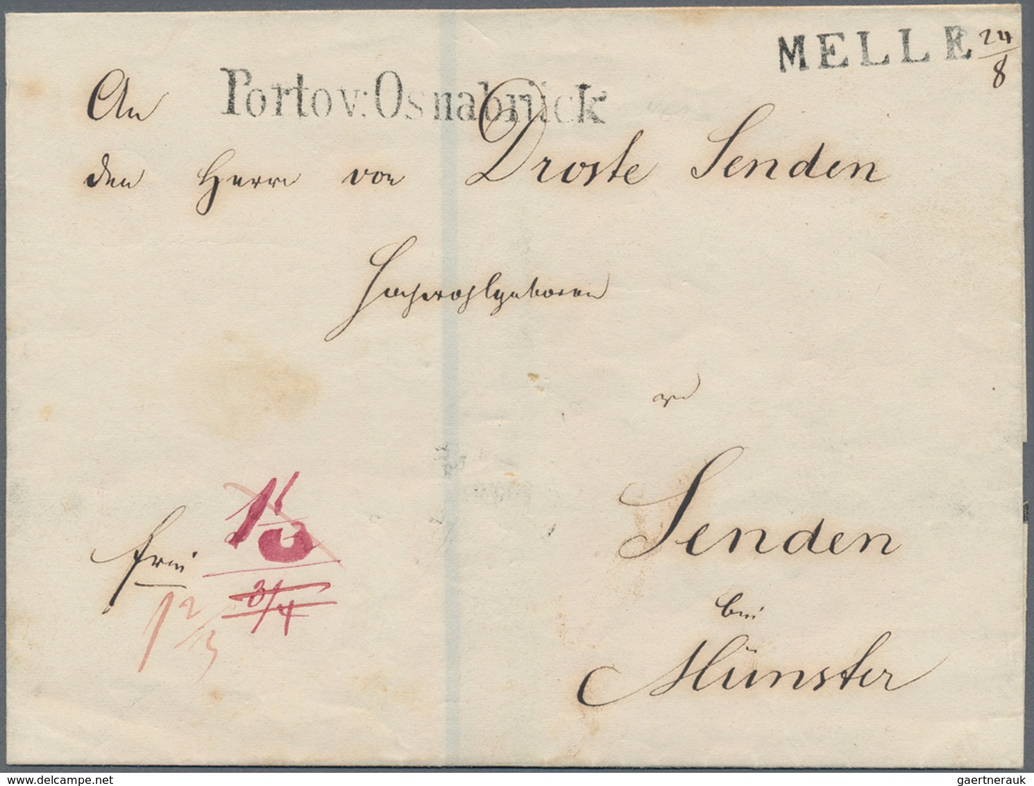Hannover - Vorphilatelie: 1709 Ab Ca., Partie Mit Ca.40 Belegen U. Postscheinen, Dabei Nachnahme- Un - [Voorlopers