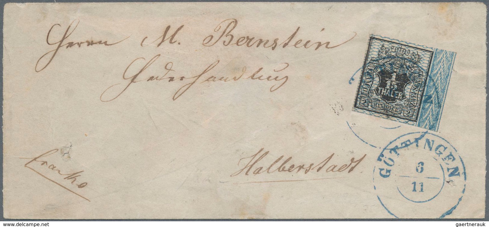 Hannover - Marken Und Briefe: 1851/1880, Saubere, Meist Gestempelte Zusammenstellung Im Steckbuch Un - Hanovre