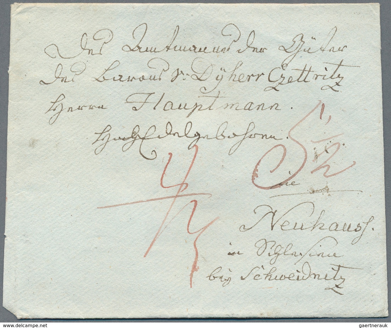 Preußen - Vorphilatelie: 1795/1817 (ca.), Lot Von 40 Faltbriefhüllen Ohne Stempel Aber Mit Einigen I - [Voorlopers