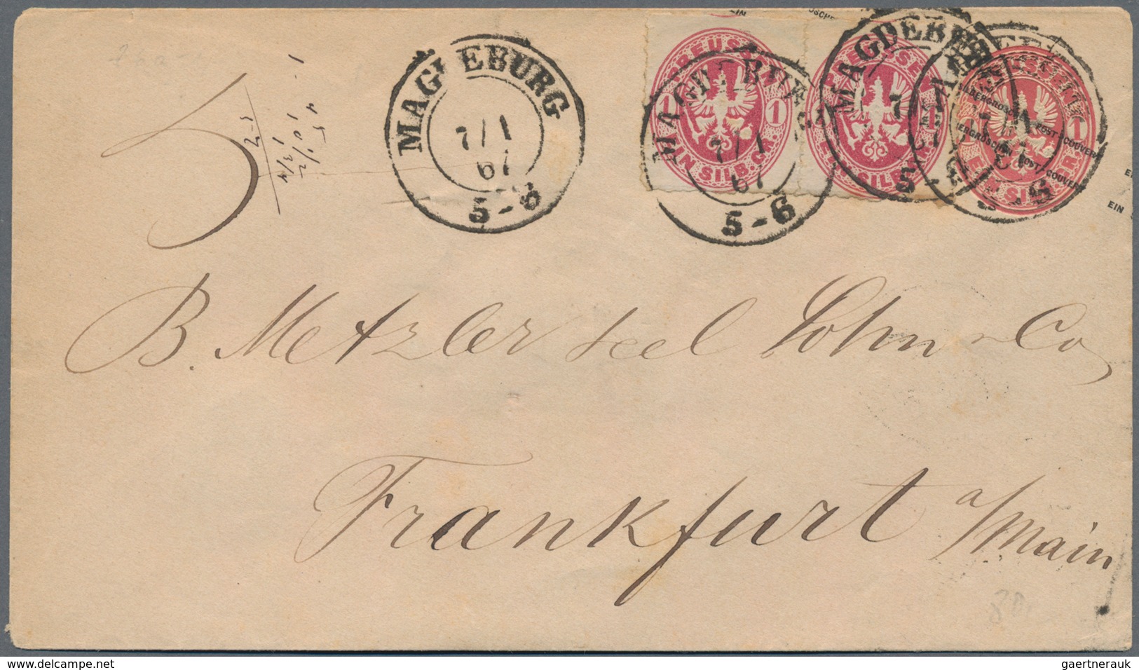 Preußen - Vorphilatelie: 1810/1870 (ca.), MAGDEBURG, Partie Von Ca. 58 Meist Markenlosen Belegen Bzw - Prephilately