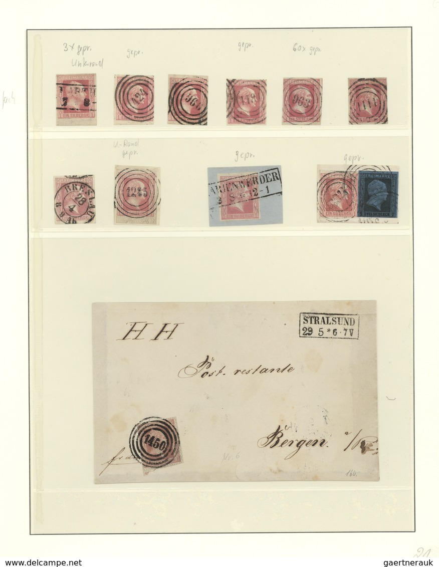 Preußen - Marken Und Briefe: 1857, 1 Sgr. Rosa Glatter Grund (MiNr. 6), Gestempelte Spezialsammlungs - Andere & Zonder Classificatie