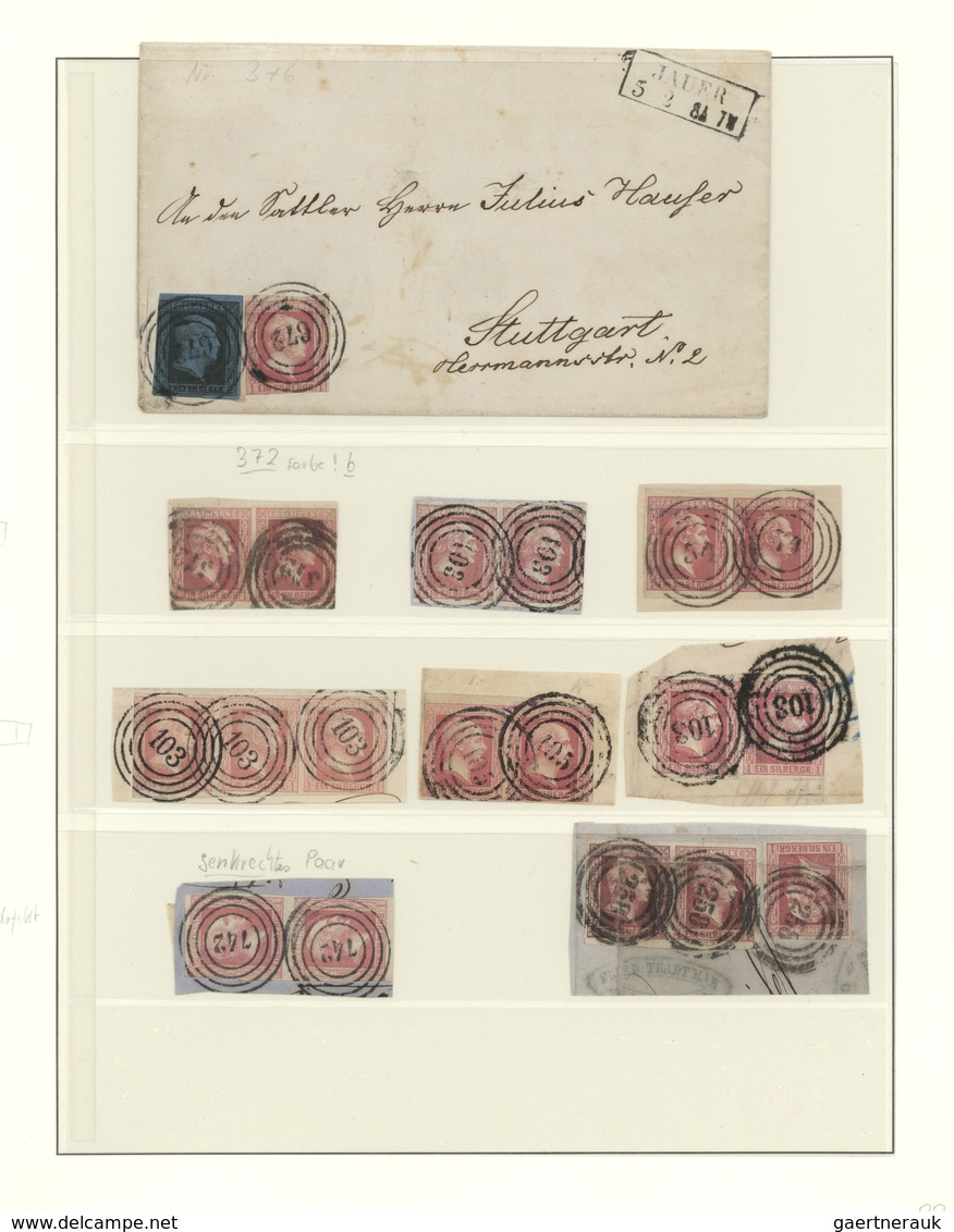 Preußen - Marken Und Briefe: 1857, 1 Sgr. Rosa Glatter Grund (MiNr. 6), Gestempelte Spezialsammlungs - Otros & Sin Clasificación