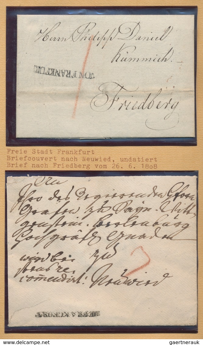 Thurn & Taxis - Marken Und Briefe: 1794/1874, Liebevoll Gestaltete Sammlung Im 10 Klemmbindern. Enth - Otros & Sin Clasificación