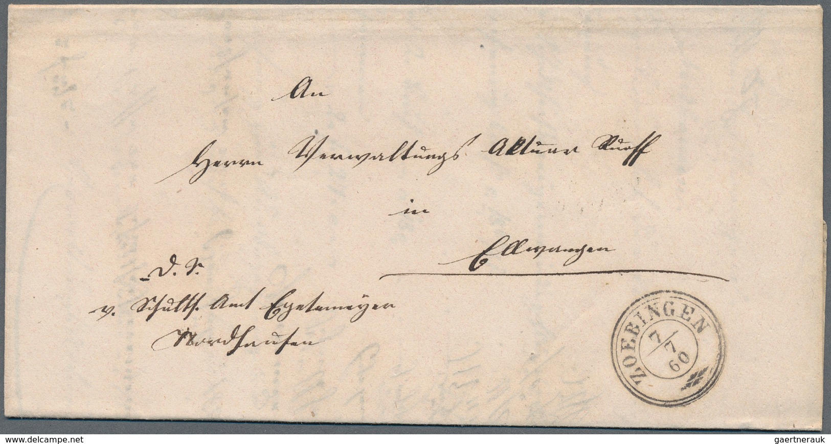 Württemberg - Vorphilatelie: 1814/1897, Partie Von über 60 Markenlosen Belegen/Postscheinen Ab Vorph - [Voorlopers