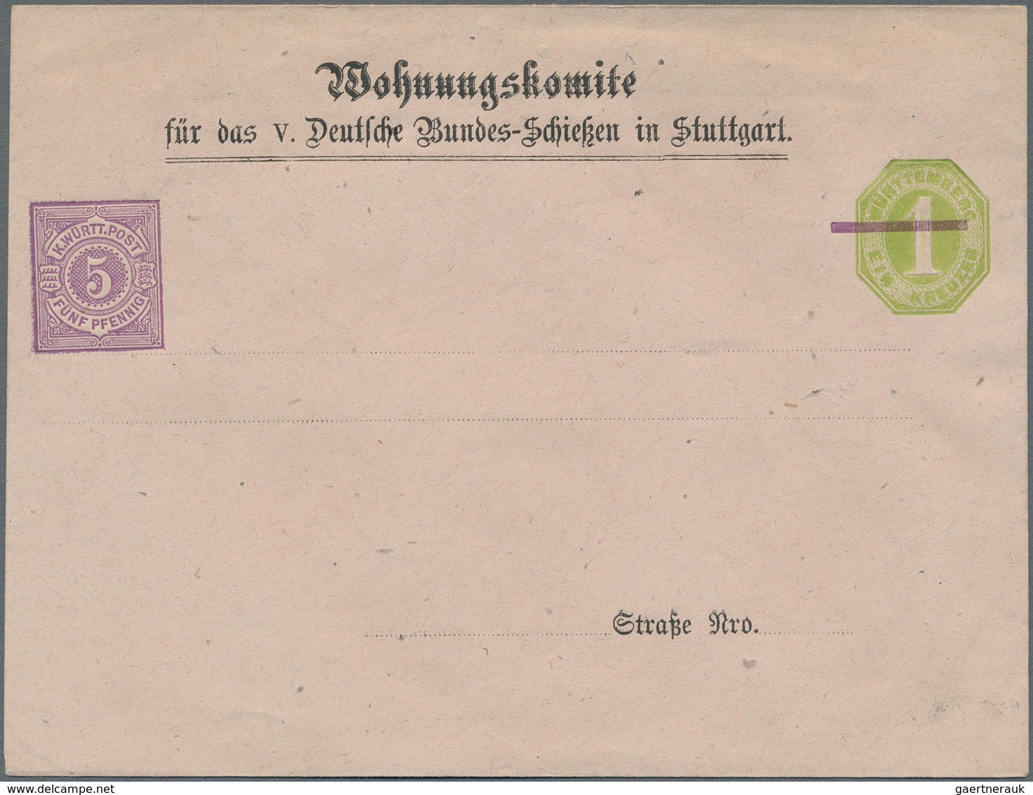 Württemberg - Ganzsachen: 1874/1906 (ca.), Partie Von Ca. 50 Gebrauchten Und Ungebrauchten Ganzsache - Sonstige & Ohne Zuordnung