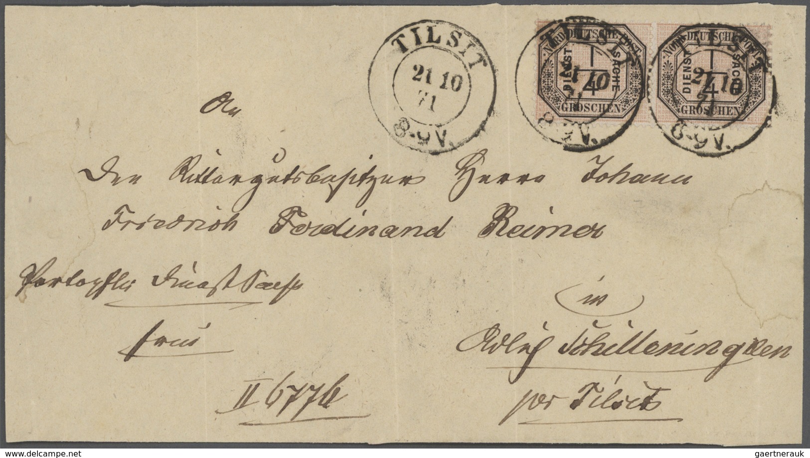 Norddeutscher Bund - Marken Und Briefe: 1868/1870, NDP/Elsaß-Lothringen, Saubere Sammlung Von 53 Mar - Andere & Zonder Classificatie
