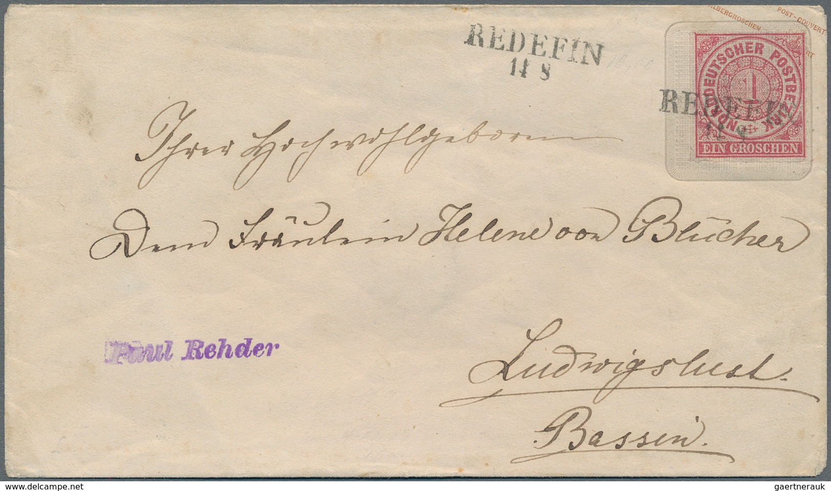 Norddeutscher Bund - Marken Und Briefe: 1868/1871, Interessante Partie Mit Ca.30 Belegen, Dabei Hufe - Sonstige & Ohne Zuordnung