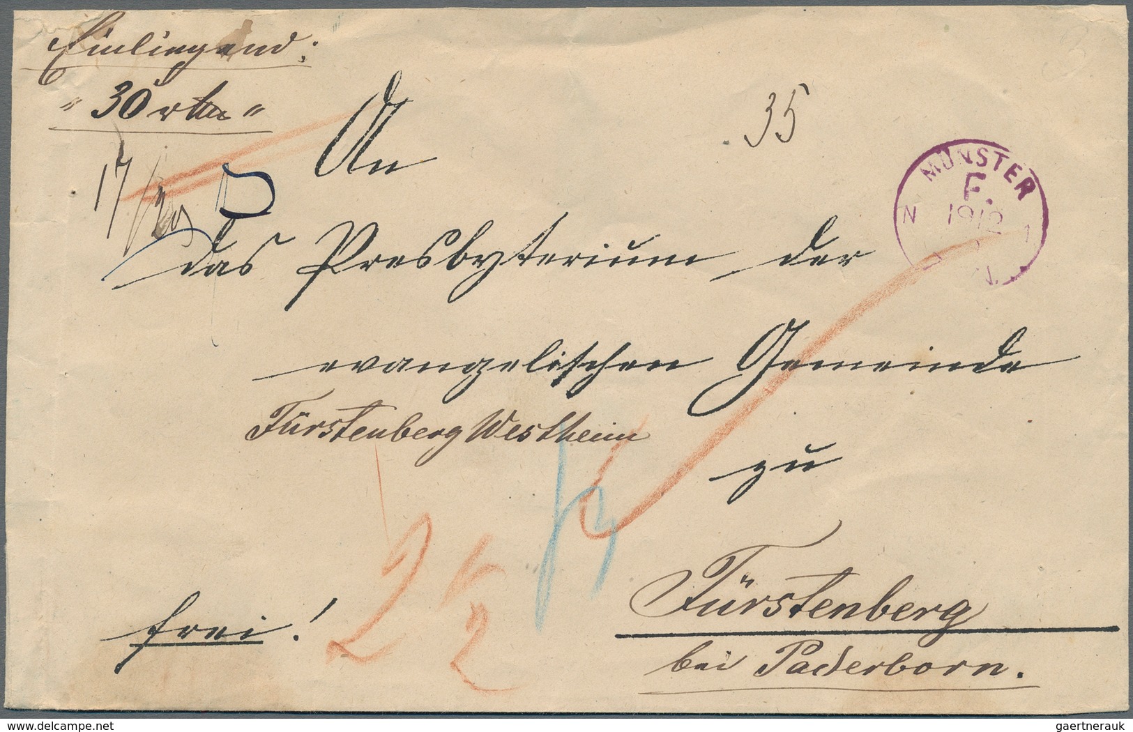 Norddeutscher Bund - Marken Und Briefe: 1868/1871, Interessante Partie Mit Ca.30 Belegen, Dabei Hufe - Sonstige & Ohne Zuordnung