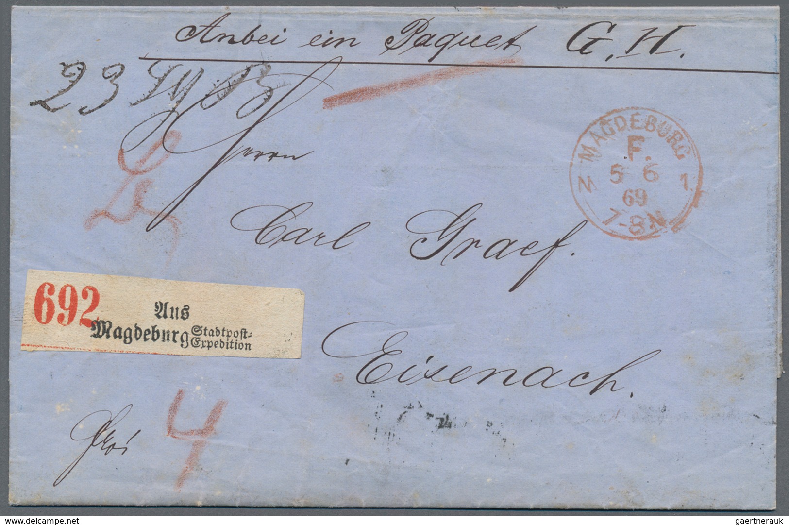Norddeutscher Bund - Marken und Briefe: 1868/1871, Partie von 23 Briefen und Karten, dabei Bahnpost