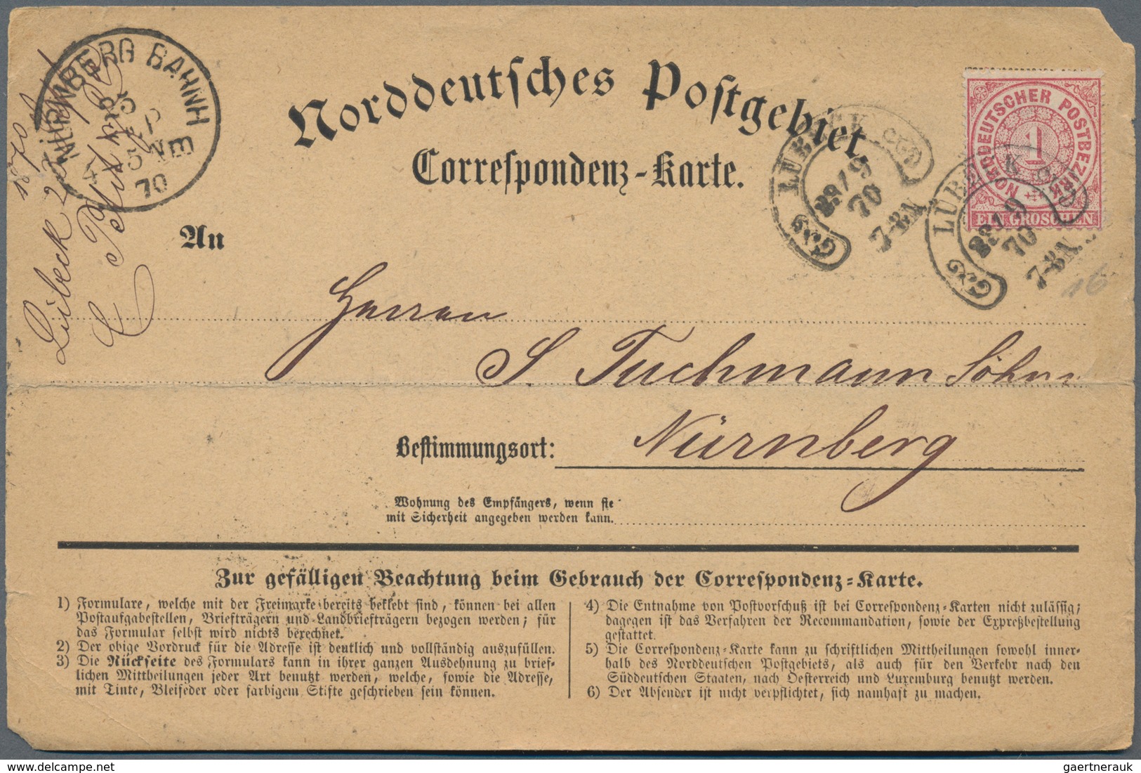 Norddeutscher Bund - Marken und Briefe: 1869/1871, vielseitige Partie von ca. 94 Briefen/Karten mit