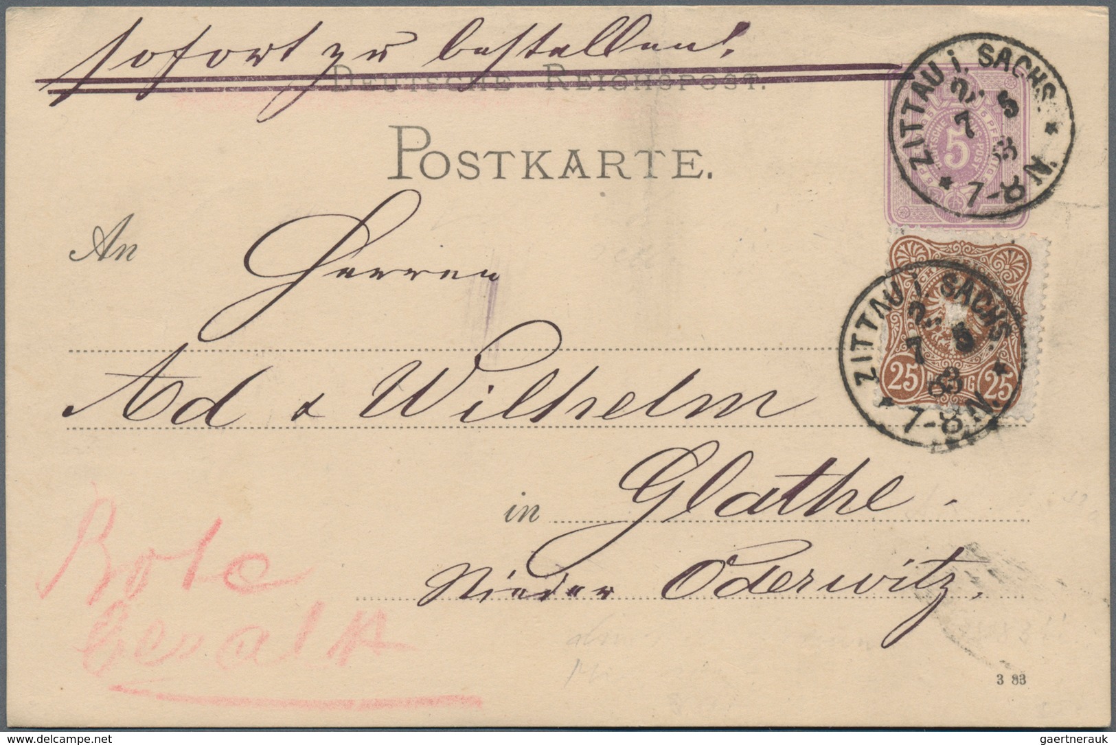 Deutsches Reich: 1870/1933 (ca.), Rd. 670 Briefe Und Karten Mit Guten Teilen Krone/Adler Und Germani - Colecciones