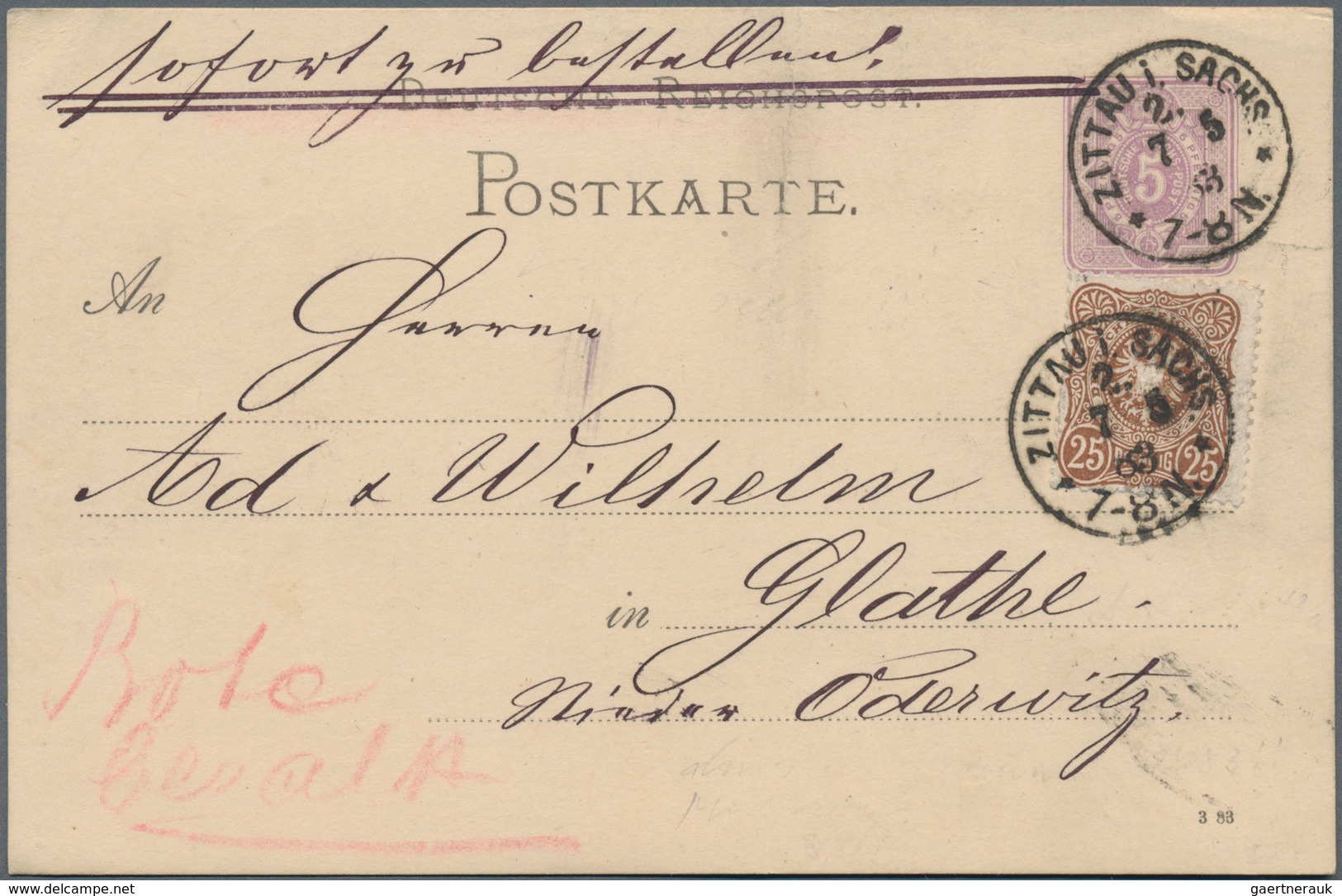 Deutsches Reich: 1870/1933 (ca.), Rd. 670 Briefe Und Karten Mit Guten Teilen Krone/Adler Und Germani - Verzamelingen