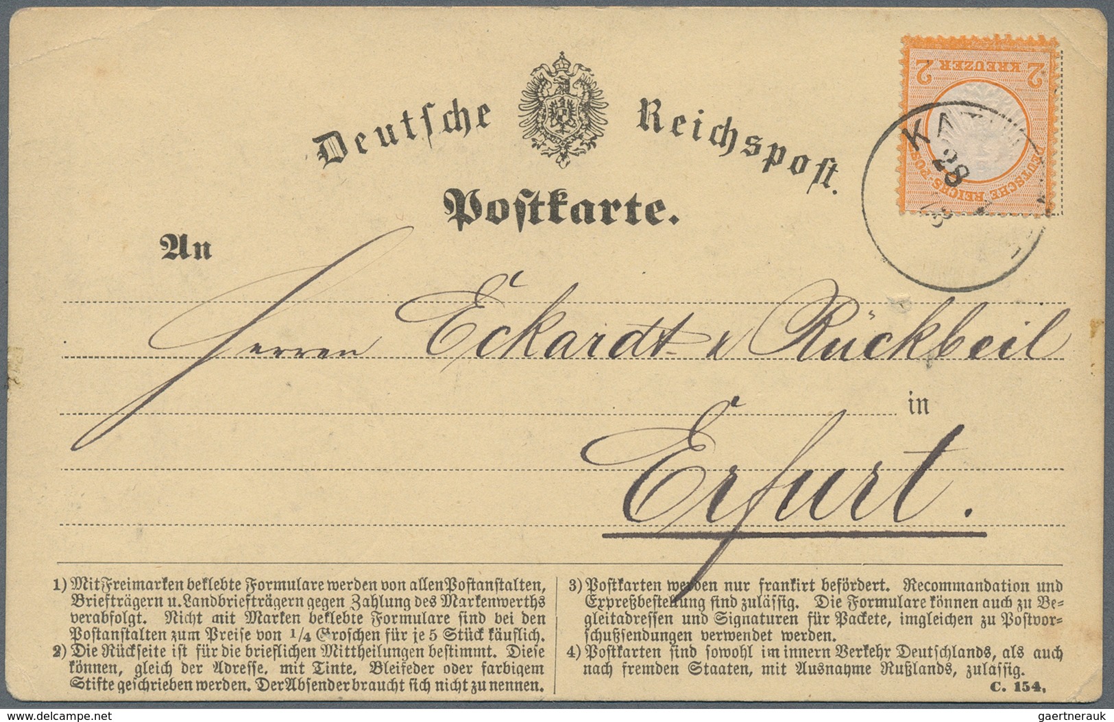 Deutsches Reich: 1872/1920 (ca.), Posten von ca. 90 Belegen ab den Brustschilden bis Germania, dabei
