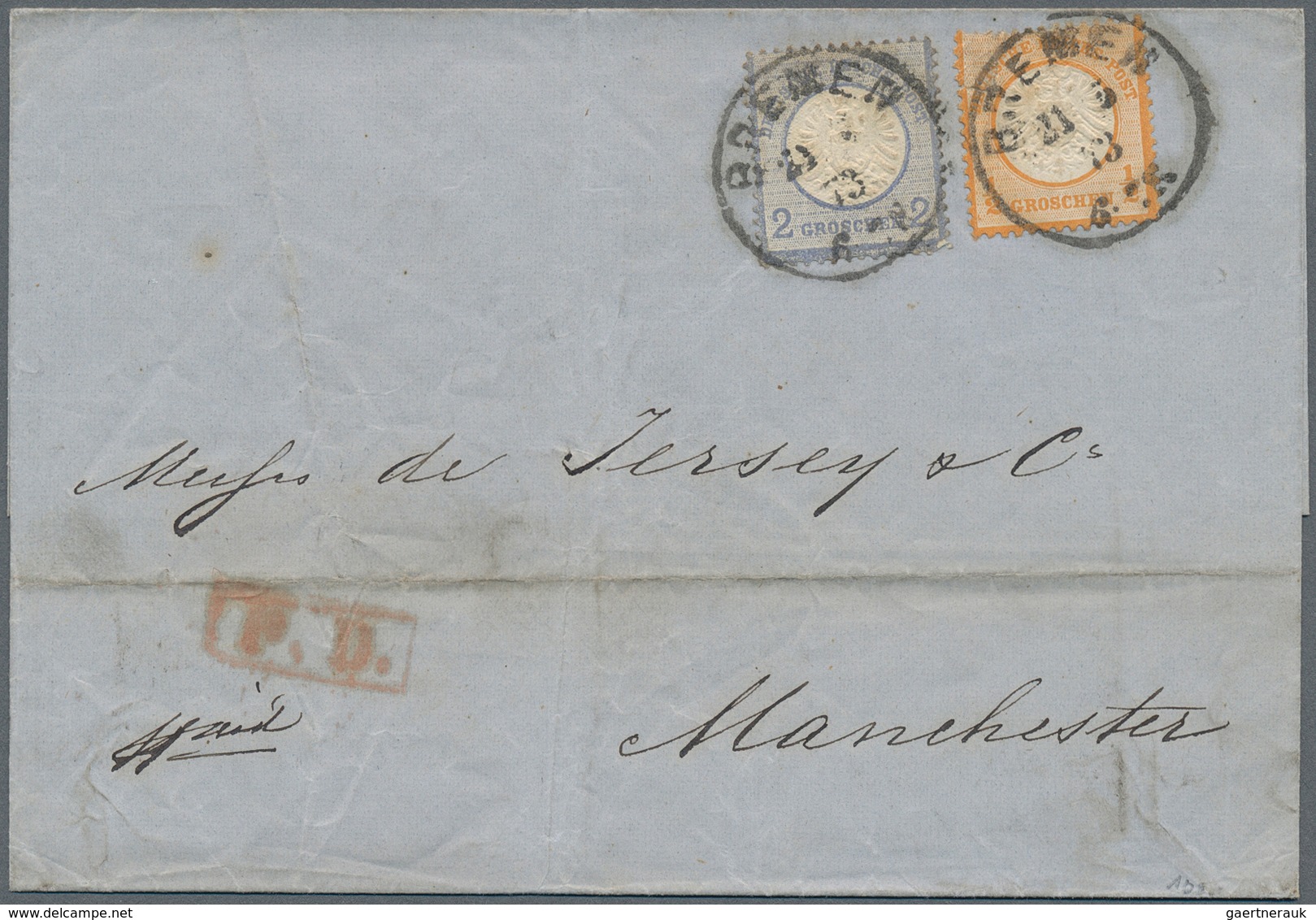 Deutsches Reich: 1872/1920 (ca.), Posten von ca. 90 Belegen ab den Brustschilden bis Germania, dabei