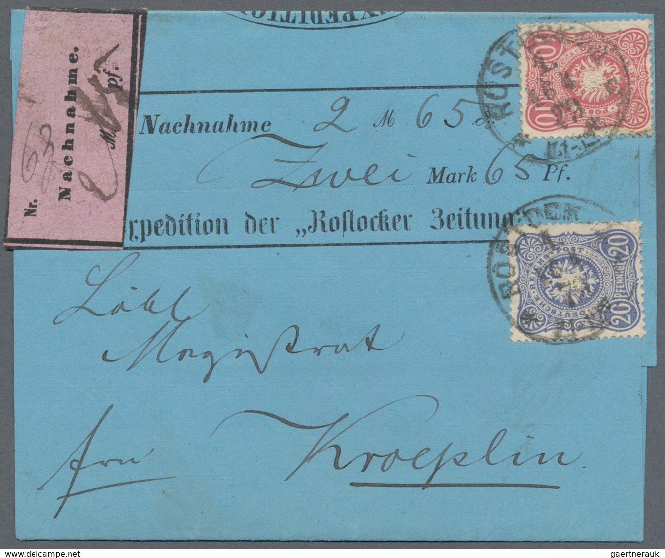 Deutsches Reich: 1872/1935 Ca., DRUCKSACHEN, Reichhaltiger Sammlungsbestand Mit Ca.200 Belegen Ab Br - Verzamelingen