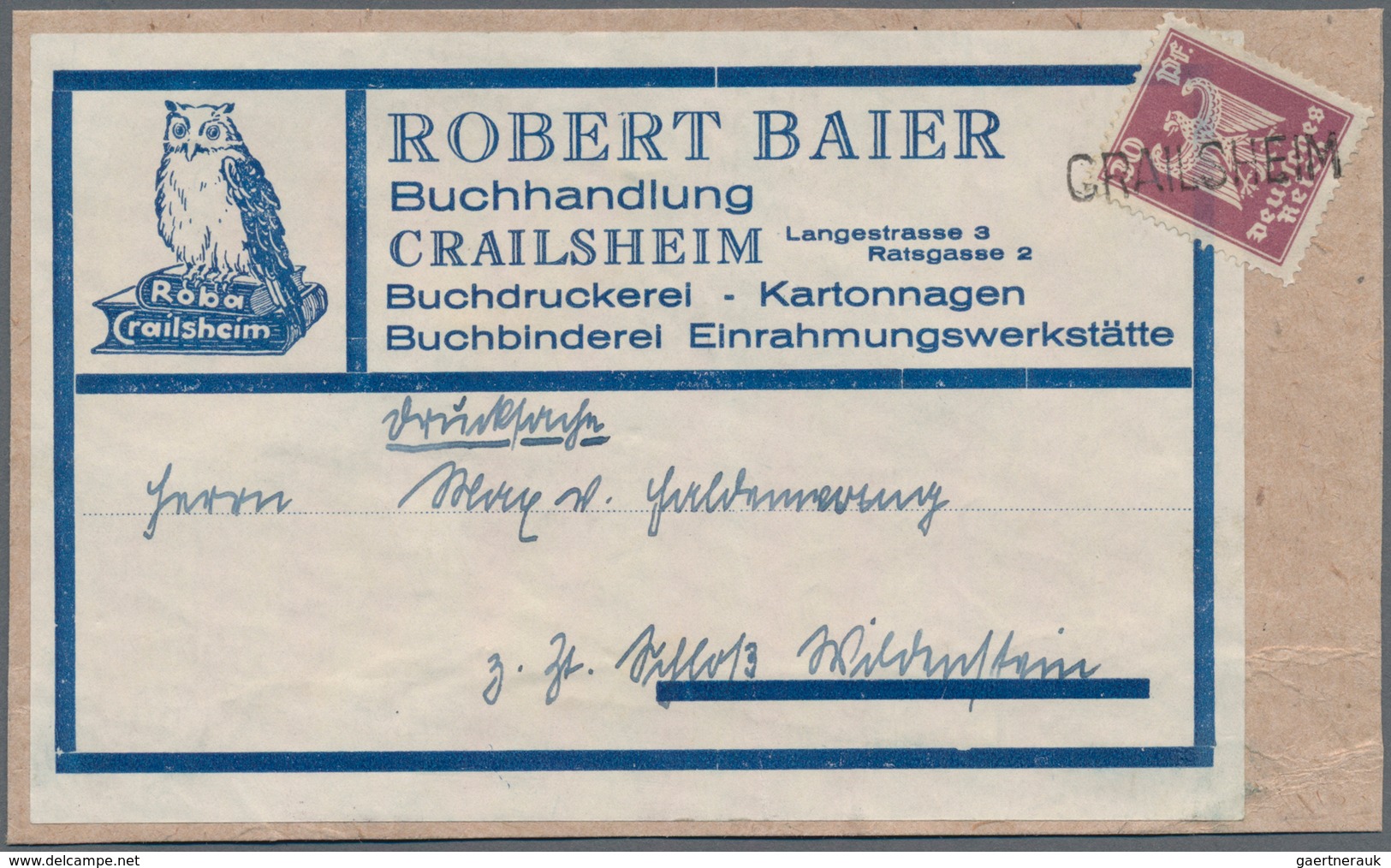 Deutsches Reich: 1872/1935 ca., DRUCKSACHEN, reichhaltiger Sammlungsbestand mit ca.200 Belegen ab Br