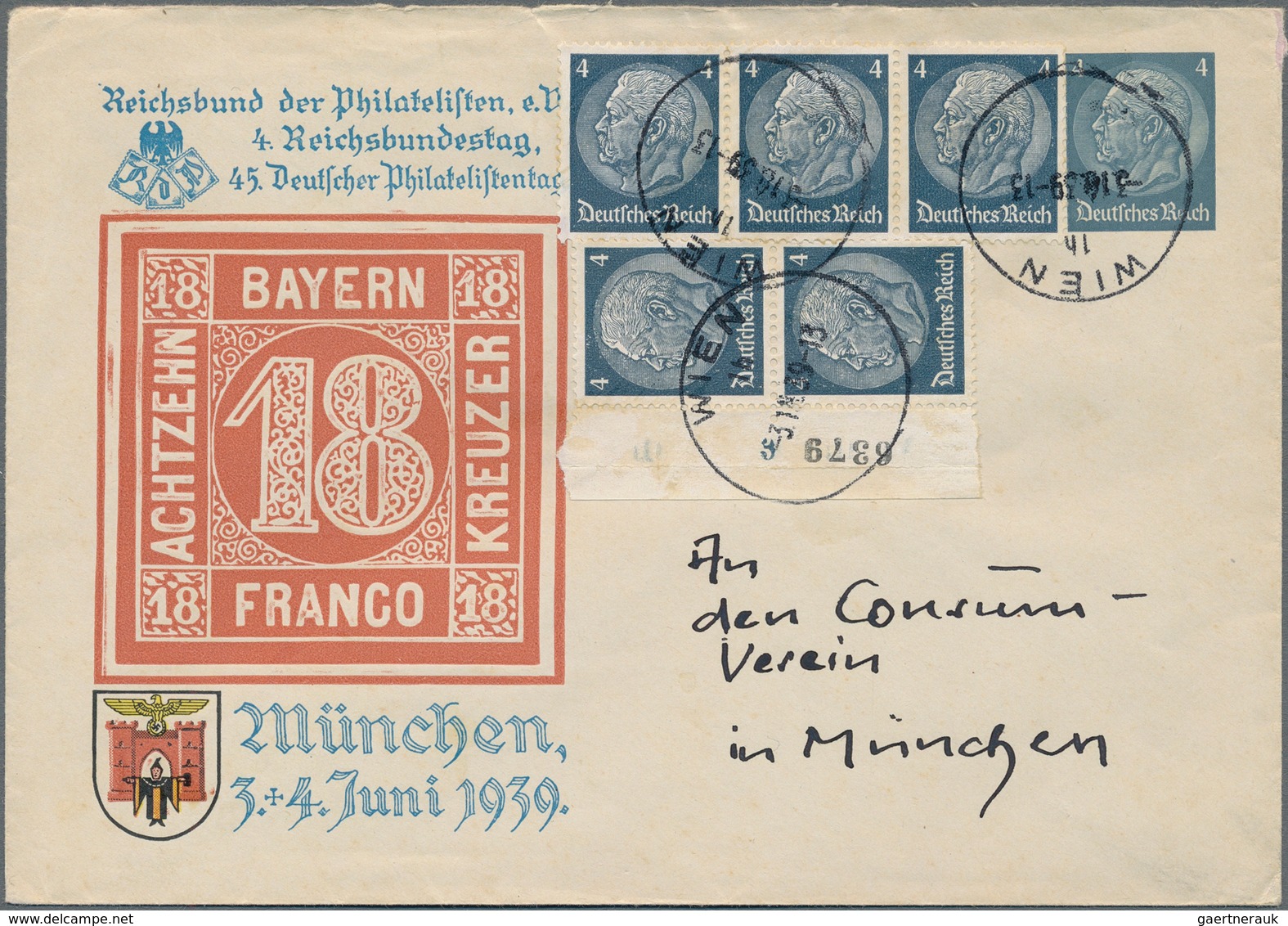 Deutsches Reich: 1872/1945, BELEGE-FUNDUS, gehaltvoller Posten mit ca.320 Belegen, dabei viele besse