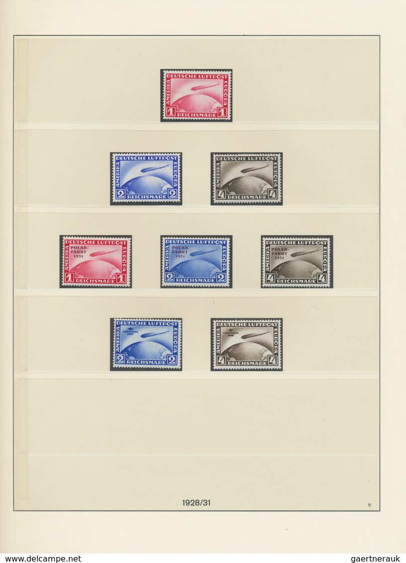 Deutsches Reich: 1872/1945, Ungebrauchte/postfrische Sammlung Von Brustschilde Bis III.Reich In Zwei - Verzamelingen