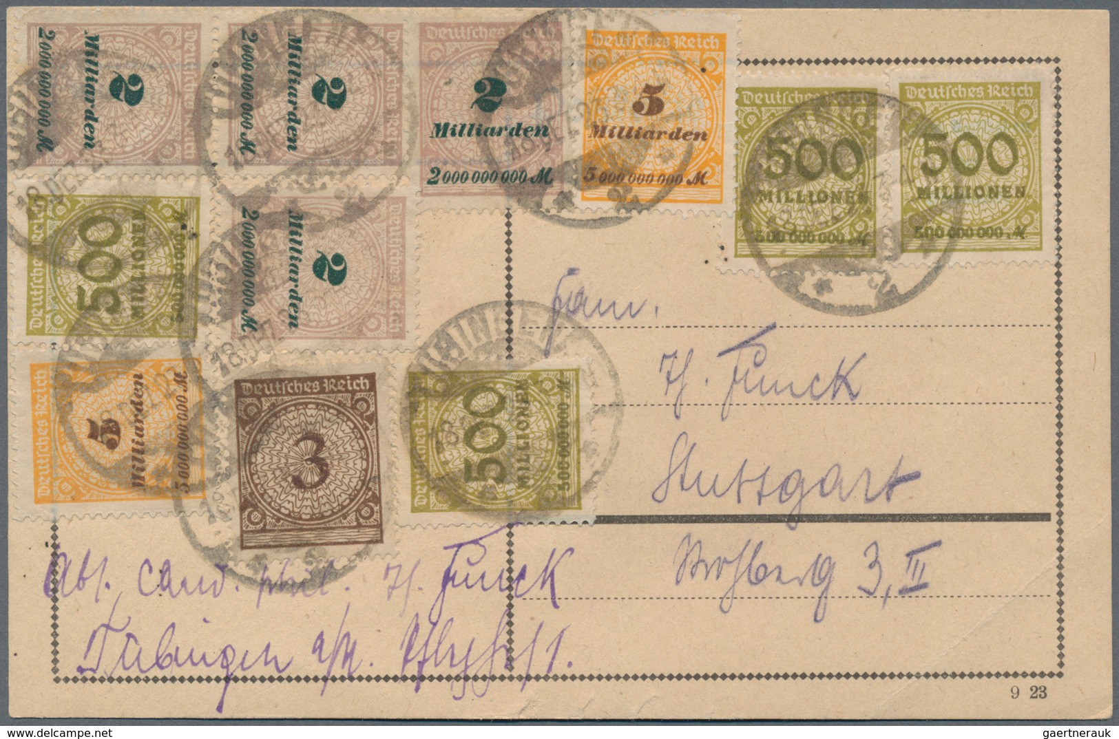 Deutsches Reich: 1880/1945 Ca., Hochwertiger Sammlungbestand Mit Ca.130 Belegen, Dabei Sehr Viele Be - Collections