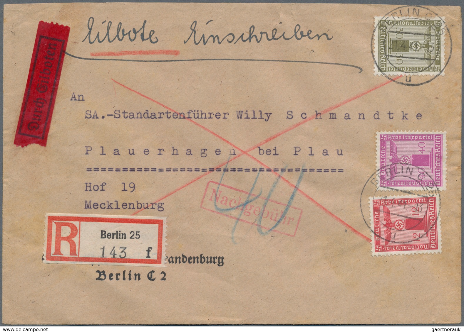 Deutsches Reich: 1880/1945 ca., hochwertiger Sammlungbestand mit ca.130 Belegen, dabei sehr viele be