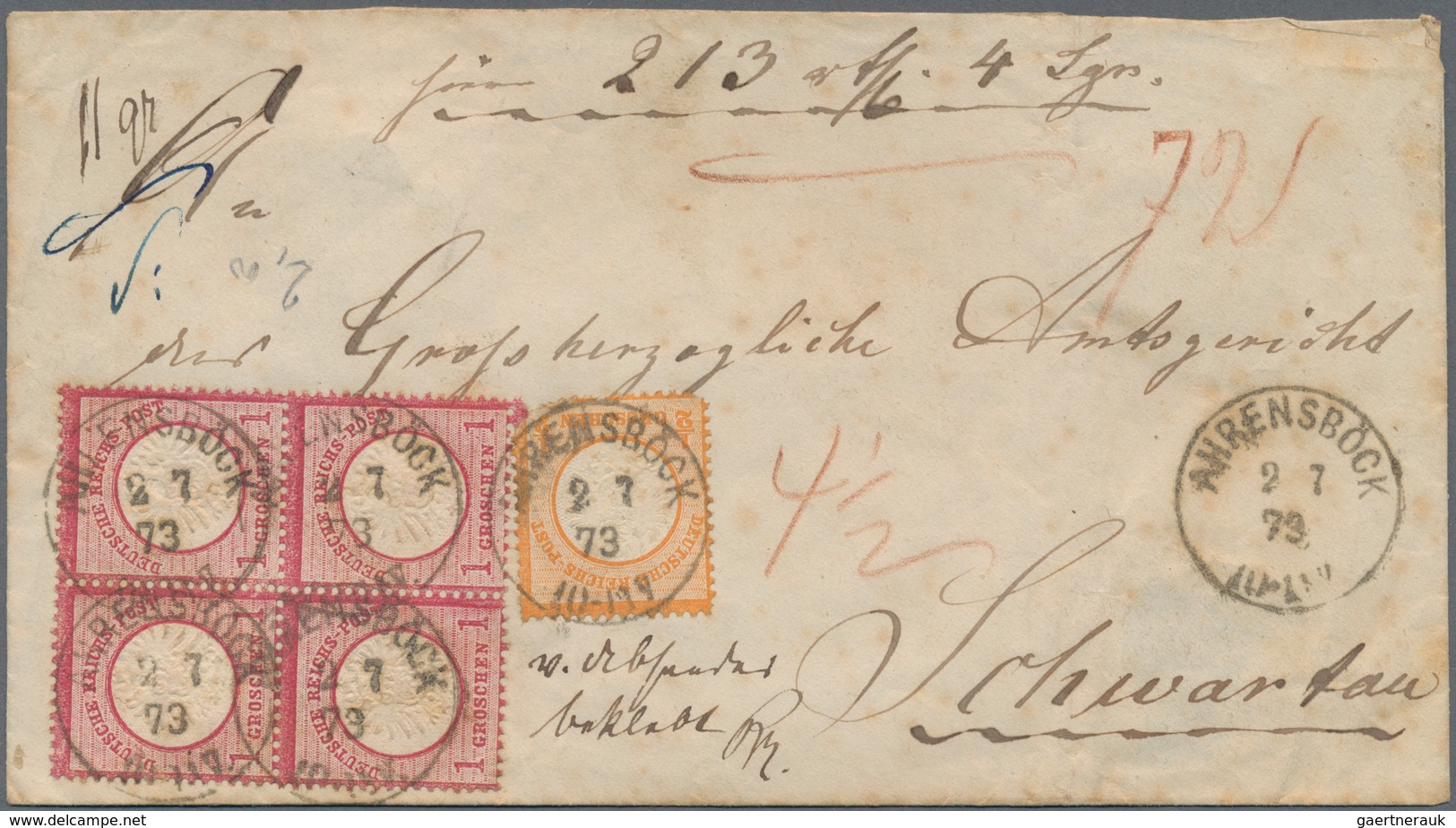 Deutsches Reich - Brustschild: 1872/1874, Umfangreiche Sammlung Kleiner Und Großer Brustschilde Mit - Verzamelingen