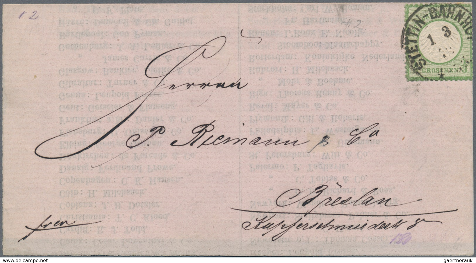 Deutsches Reich - Brustschild: ab ca. 1872, herrlicher Posten von rund 180 Belegen mit imposanten Fr