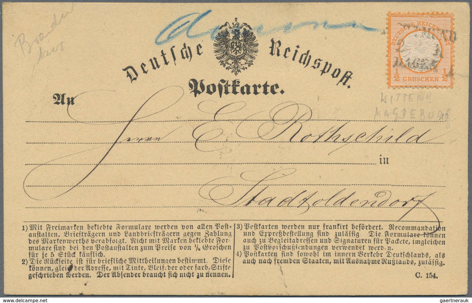 Deutsches Reich - Brustschild: ab ca. 1872, herrlicher Posten von rund 180 Belegen mit imposanten Fr