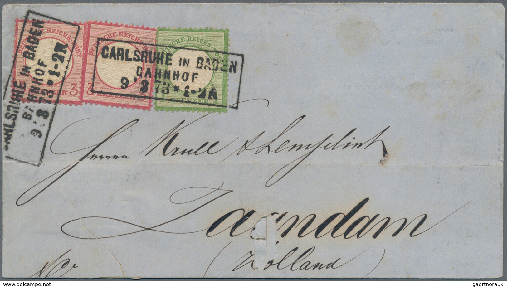 Deutsches Reich - Brustschild: ab ca. 1872, herrlicher Posten von rund 180 Belegen mit imposanten Fr