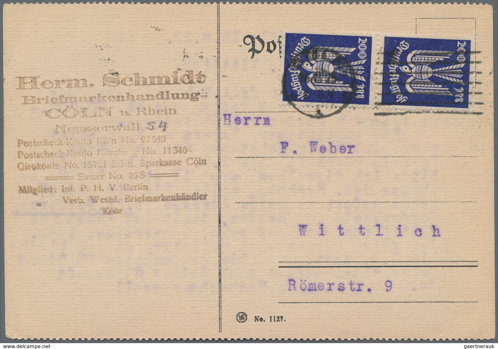 Deutsches Reich - Inflation: 1919/1923, hochwertiger Sammlungsbestand mit ca.80 zumeist besseren Bel