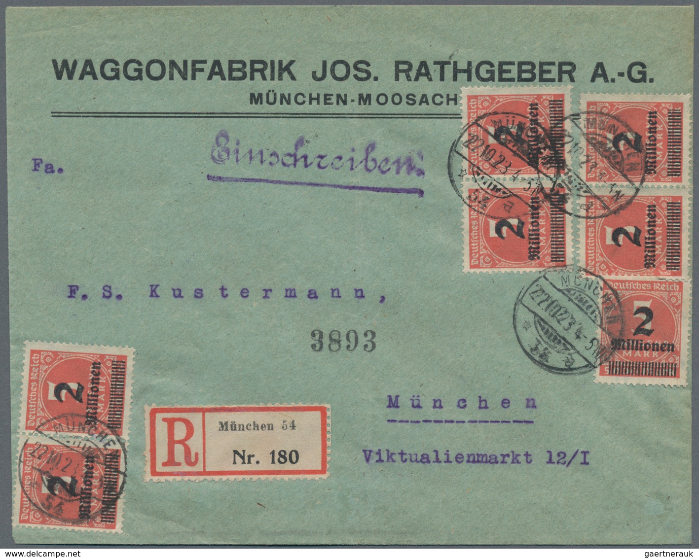 Deutsches Reich - Inflation: 1919/1923, ORTSPOST Der INFLATIONS-ZEIT, Sehr Reichhaltiger Sammlungsbe - Verzamelingen