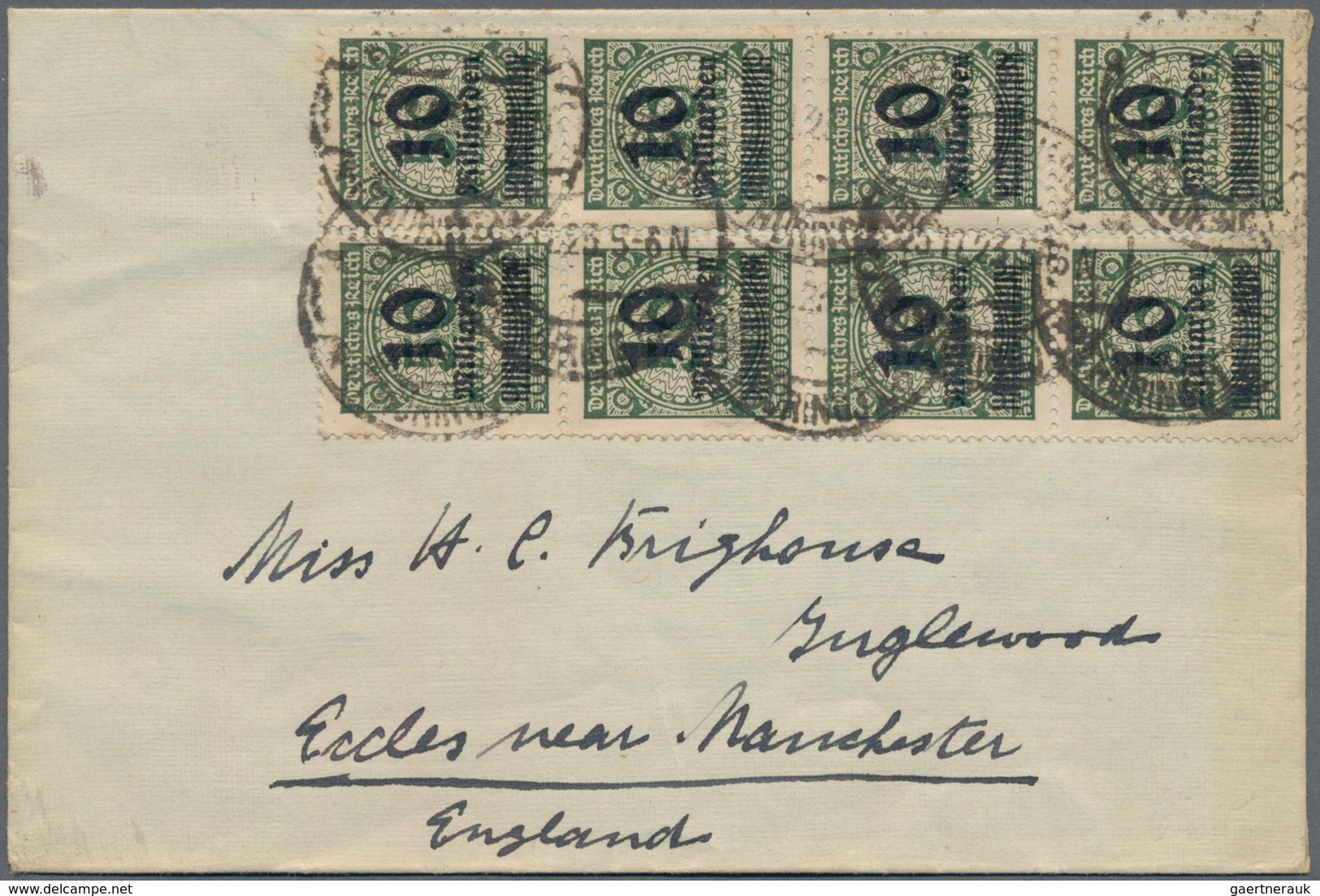 Deutsches Reich - Inflation: 1920/1923, Reichhaltiger Sammlungsbestand Mit Ca.300 Belegen, Dabei Seh - Verzamelingen