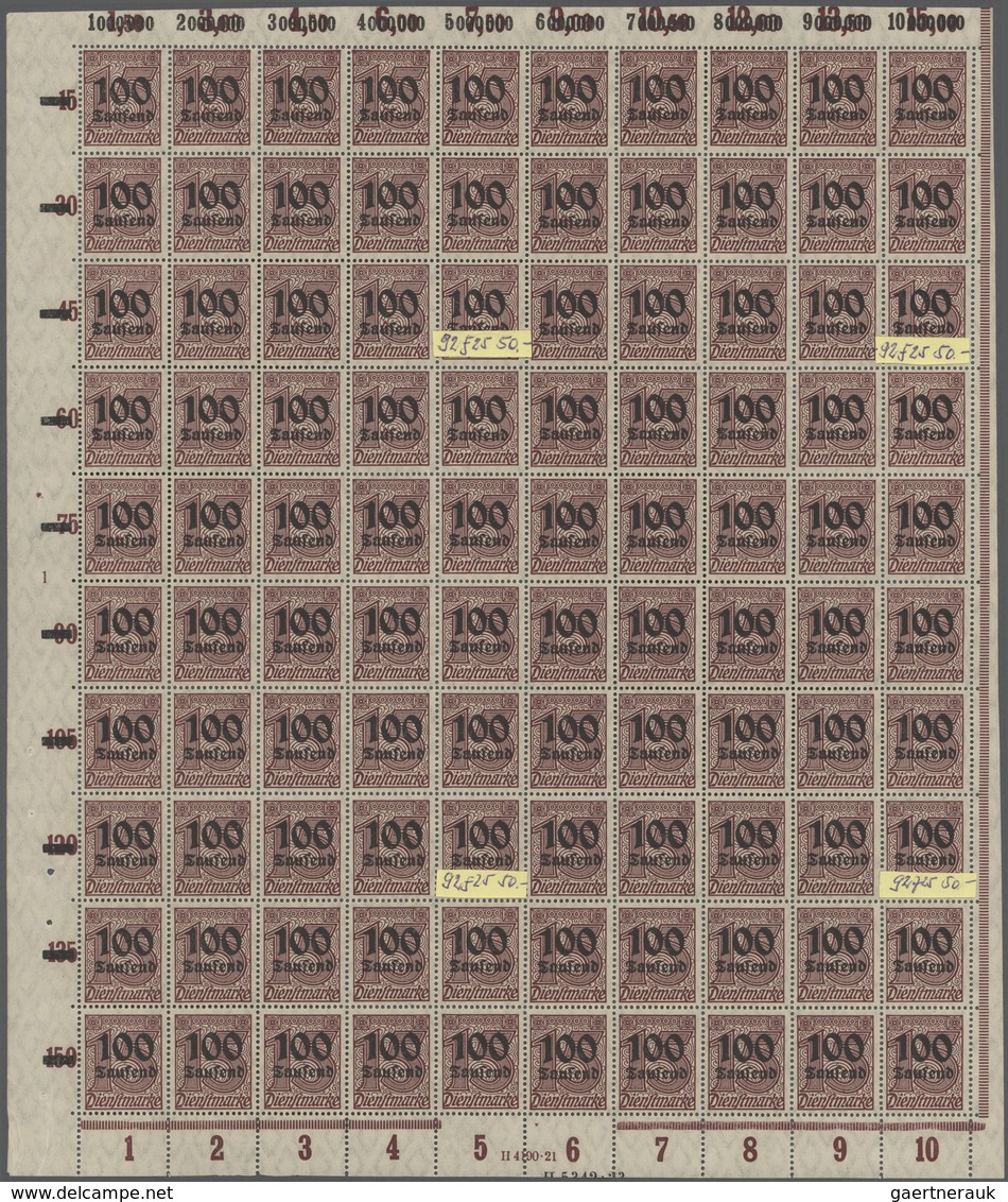 Deutsches Reich - Inflation: 1920/1923, Reichhaltiger Und Vielseitiger Spezial-Sammlungsbestand In Z - Verzamelingen