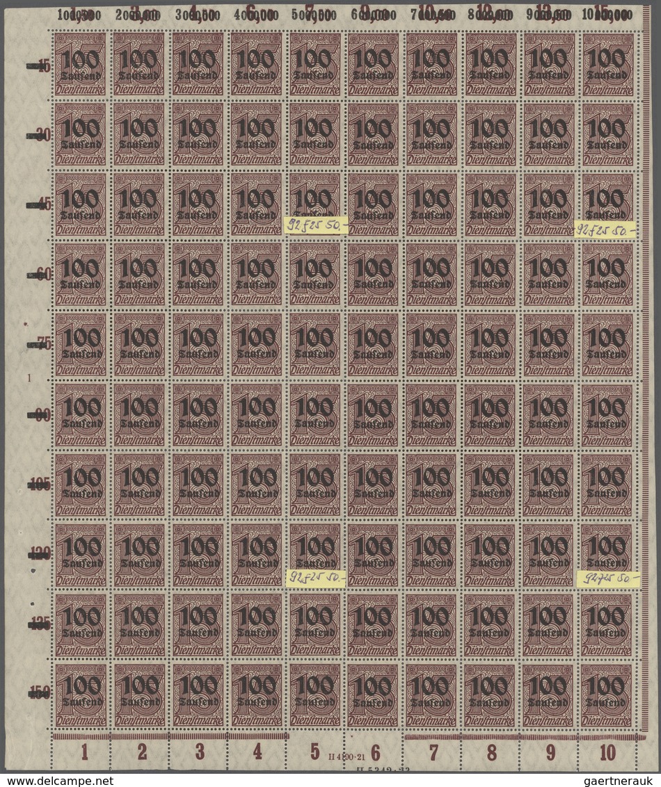 Deutsches Reich - Inflation: 1920/1923, Reichhaltiger Und Vielseitiger Spezial-Sammlungsbestand In Z - Sammlungen