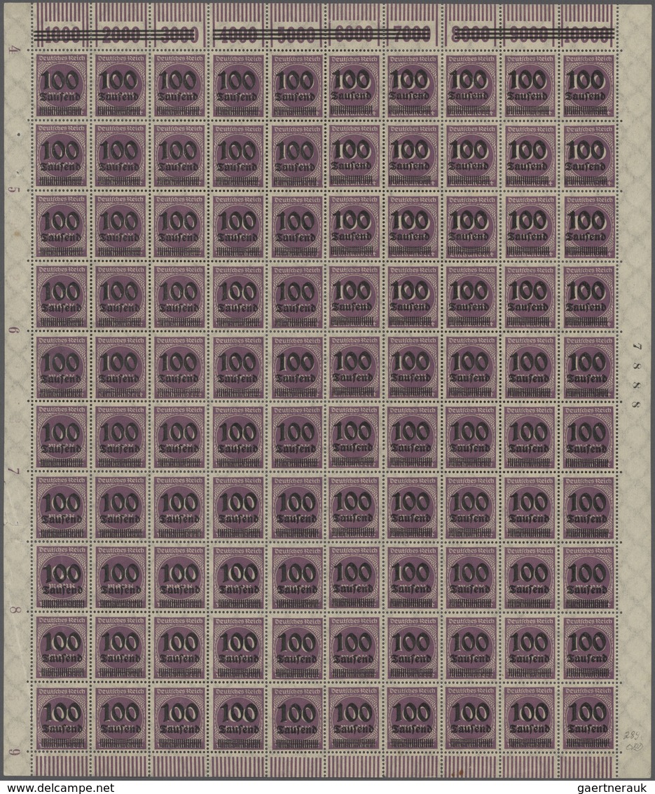 Deutsches Reich - Inflation: 1920/1923, Reichhaltiger Und Vielseitiger Spezial-Sammlungsbestand In Z - Verzamelingen