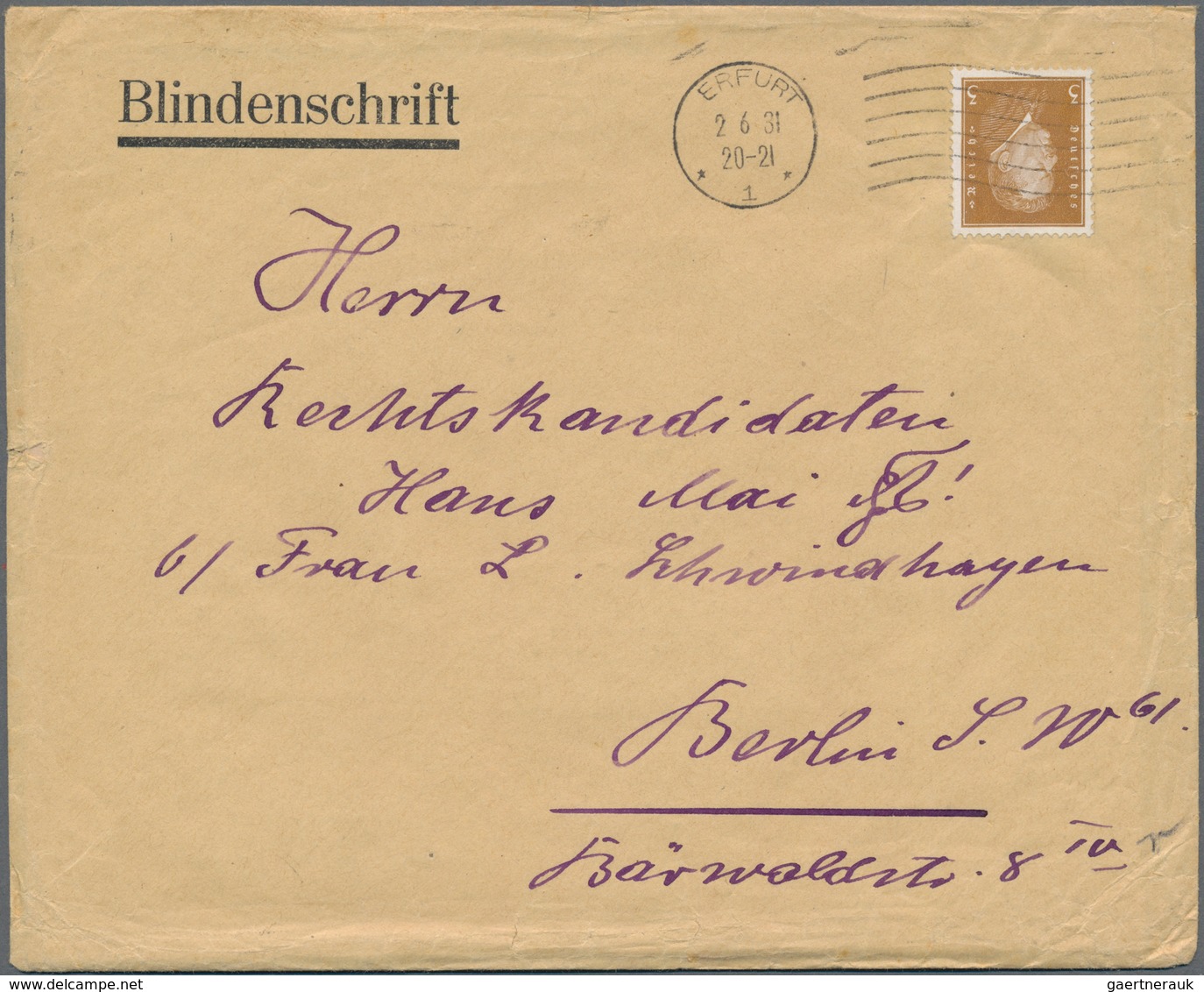 Deutsches Reich - Weimar: 1923/1932, Gehaltvoller Sammlungsbestand Mit Ca.50 Belegen, Dabei Hochwert - Verzamelingen