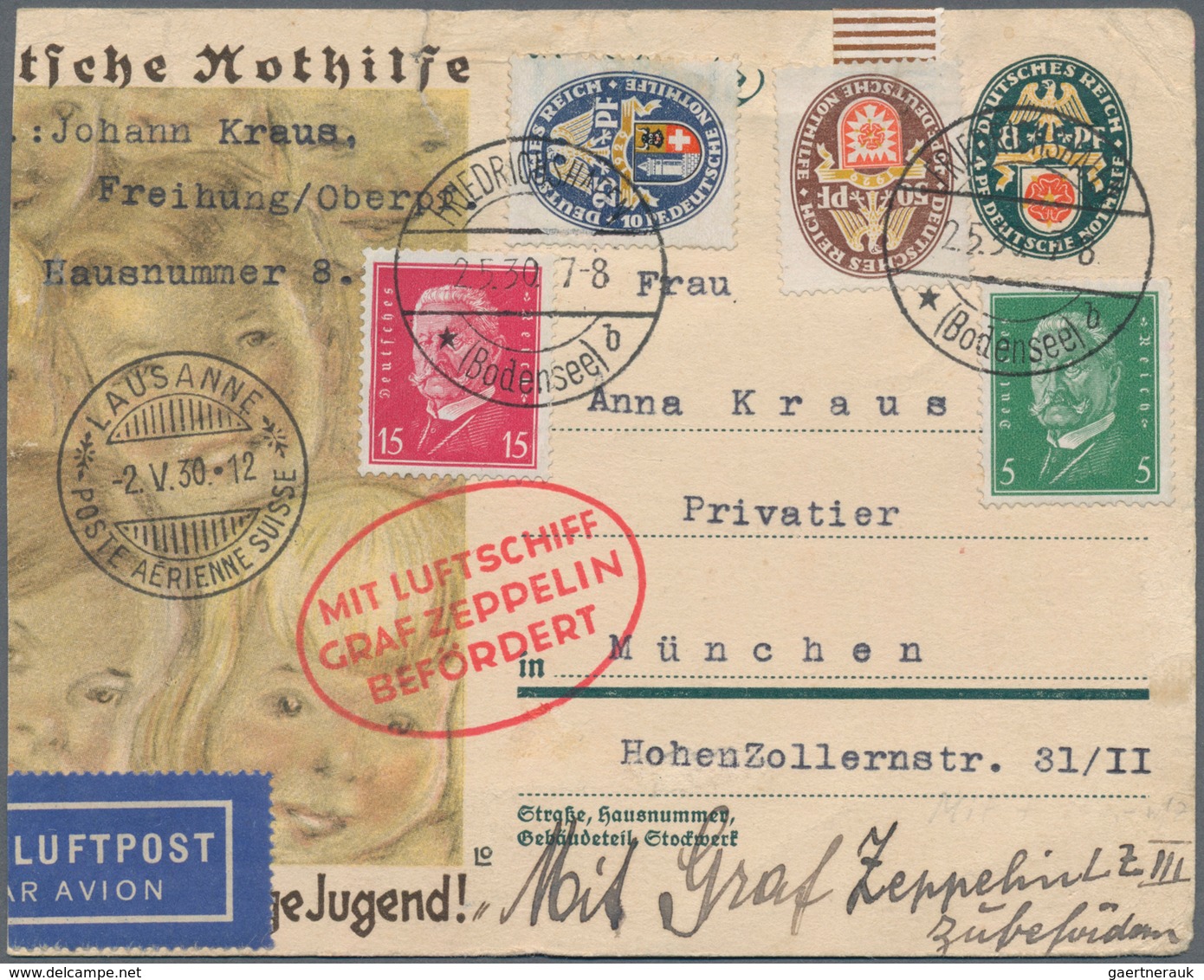 Deutsches Reich - Weimar: 1923/1933, Partie Von Ca. 245 Briefen, Karten Und Gebrauchten Ganzsachen, - Colecciones